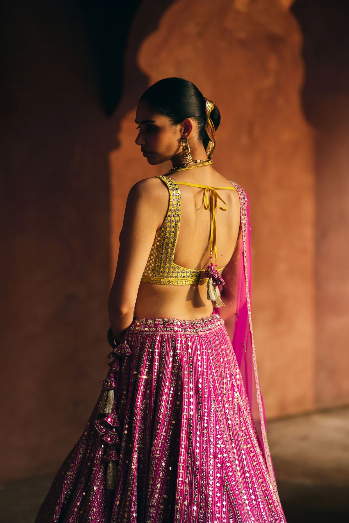 Rani Pink Lehenga Set