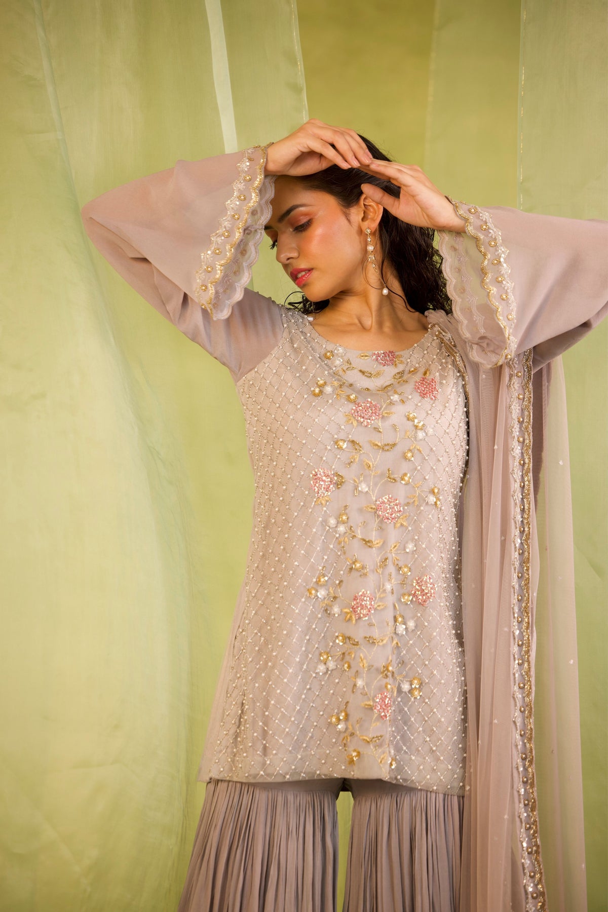 Georgette Garara Set