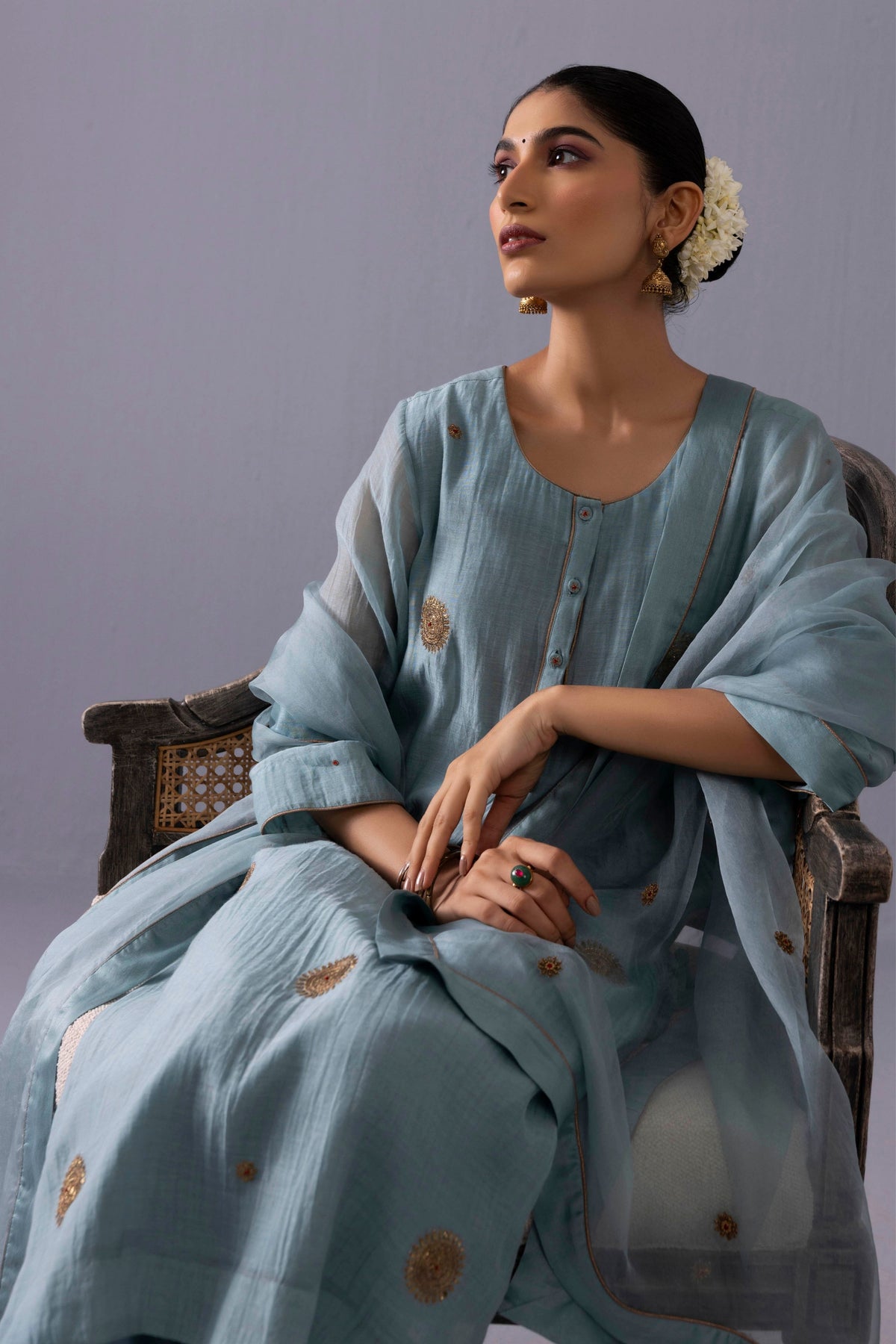 Malti Blue Kurta Set