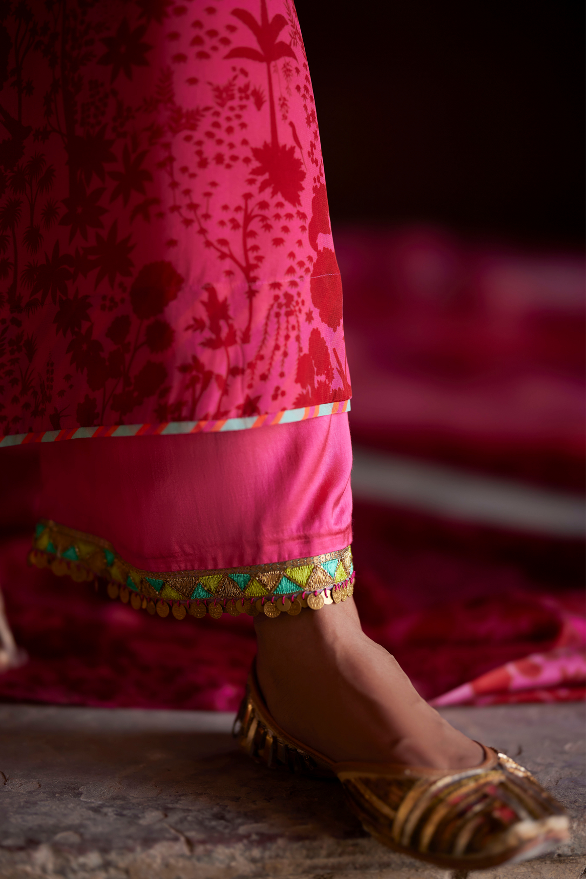 Nadira Hot Pink Kurta Set