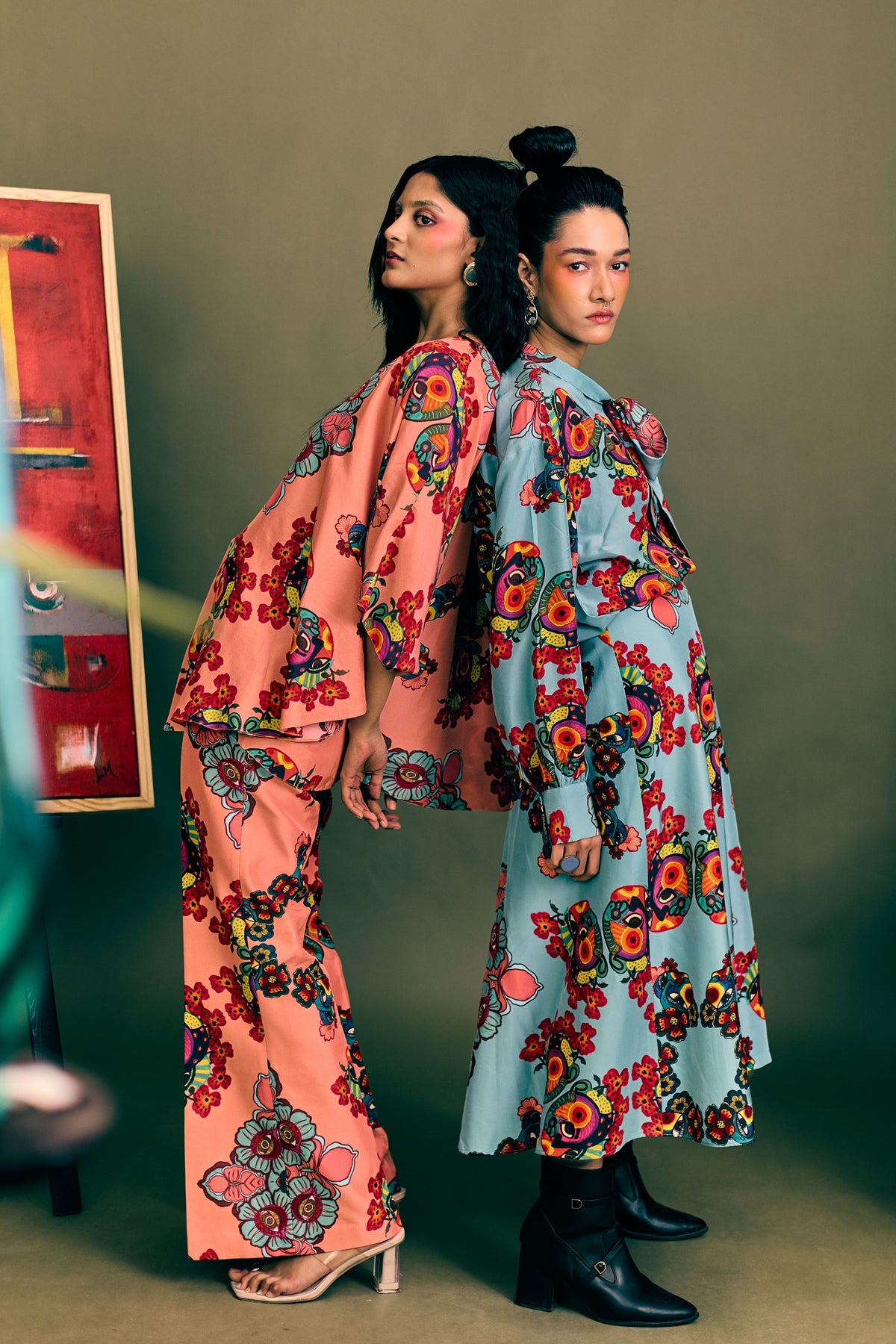 Blue Prism Printed A-Line Maxi Skirt