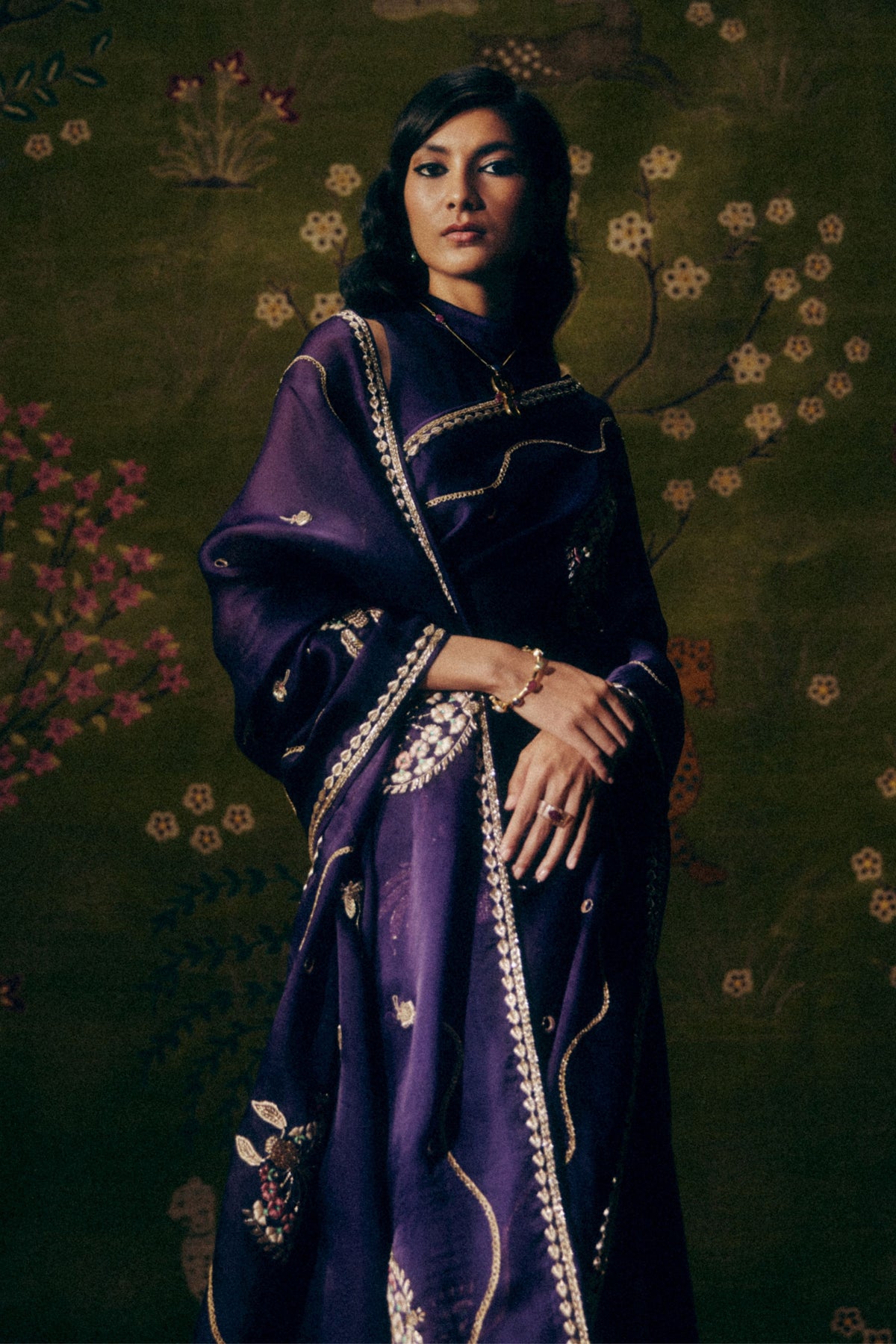 Turin Night Saree