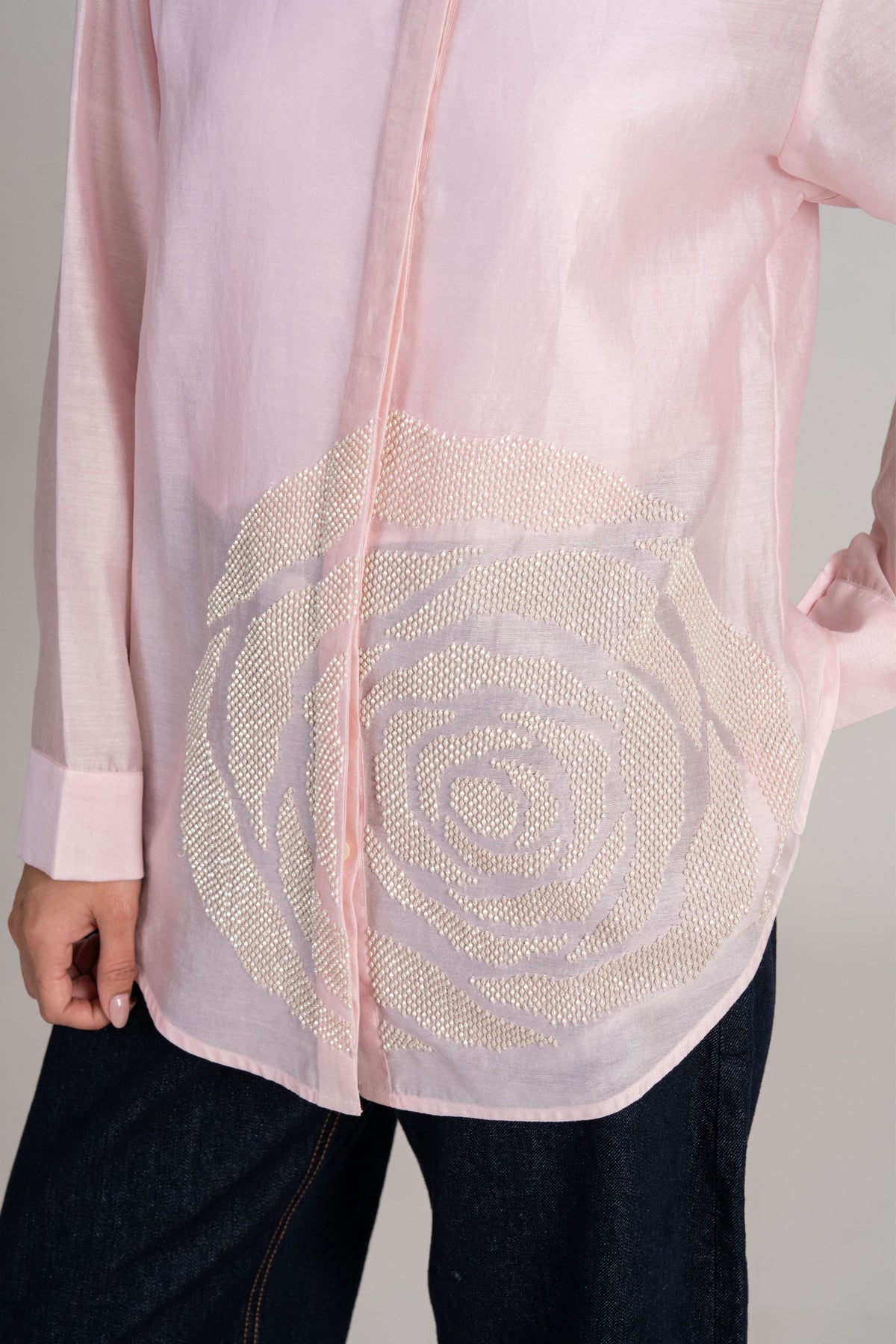 Rosette Full Sleeve Shirt