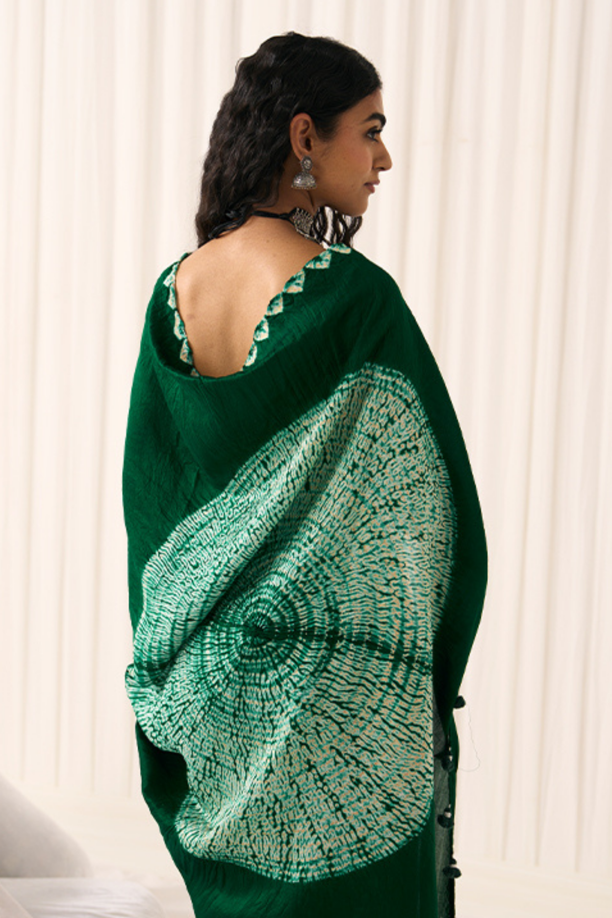 Green Poonam  Saree