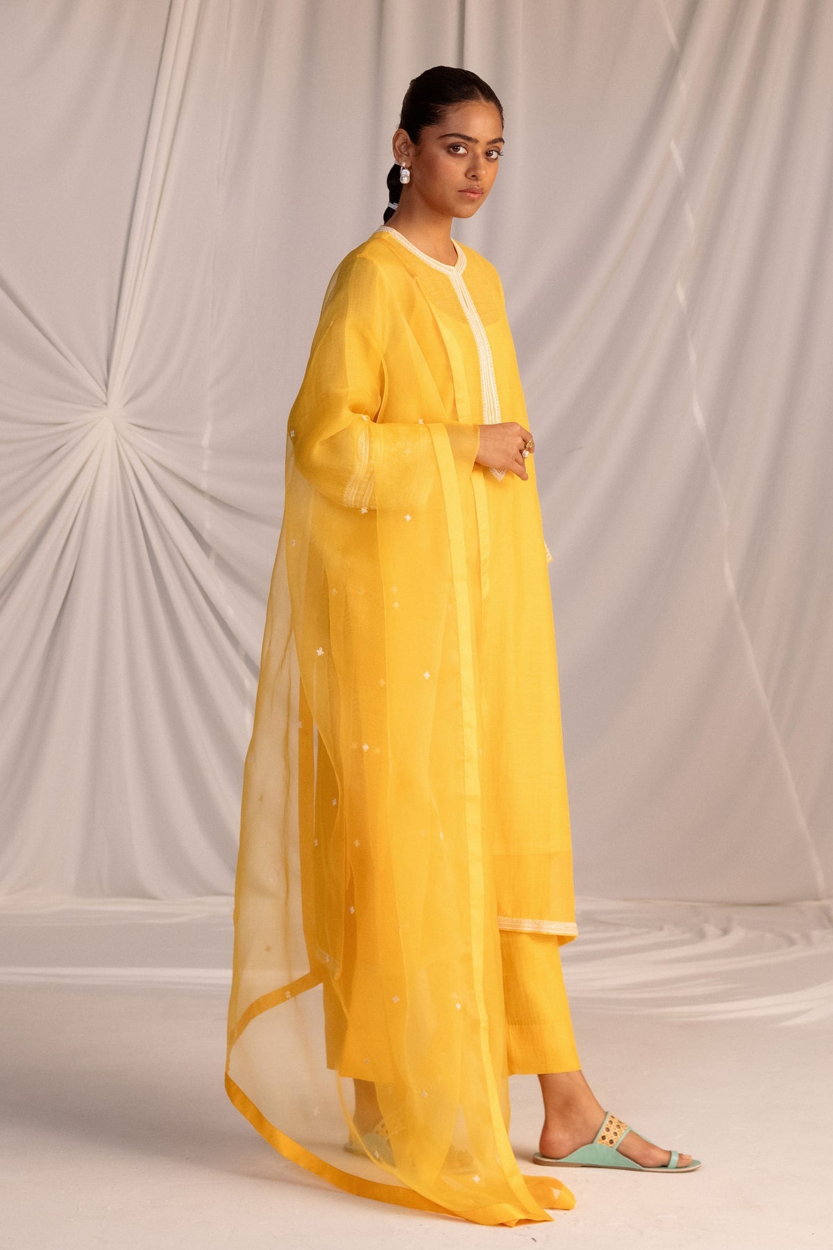 Mango Yellow Tunic Set
