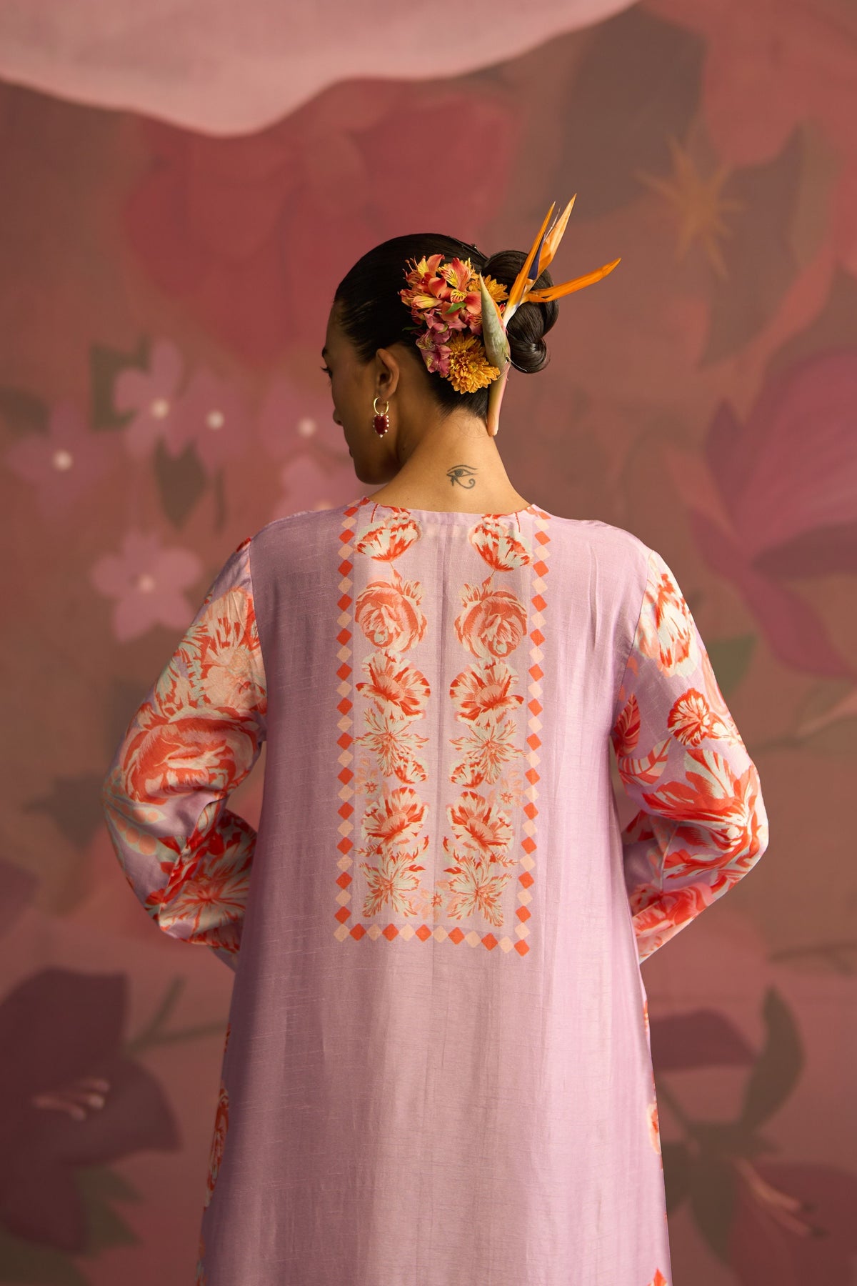 Lavender Blush Bloom Kaftan
