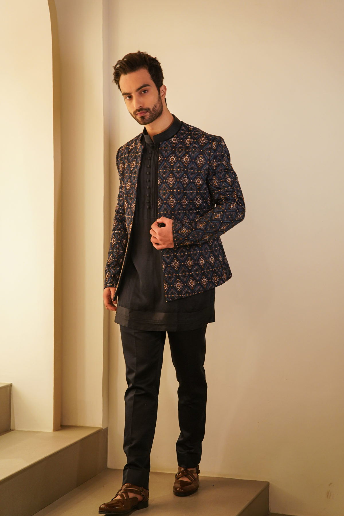 Midnight Dome Short Jacket Set