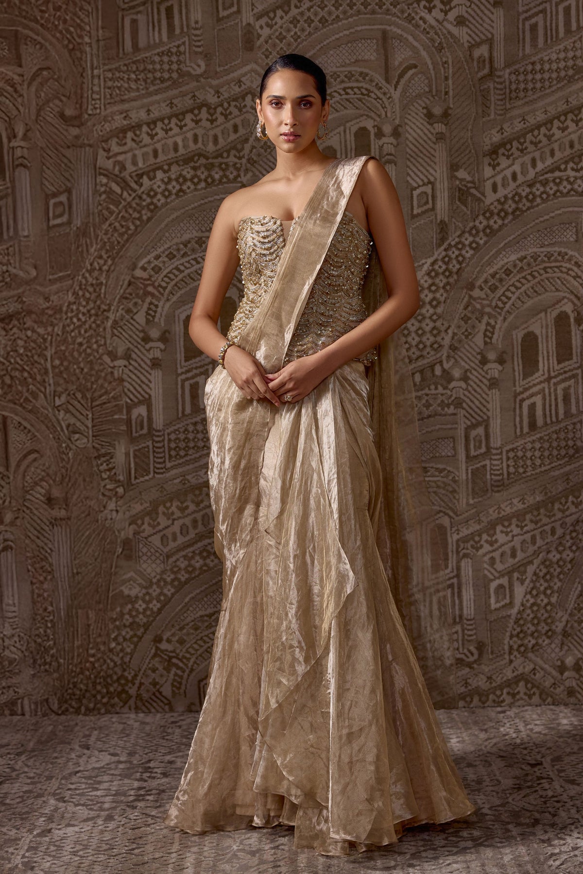 Golden Era Saree Set