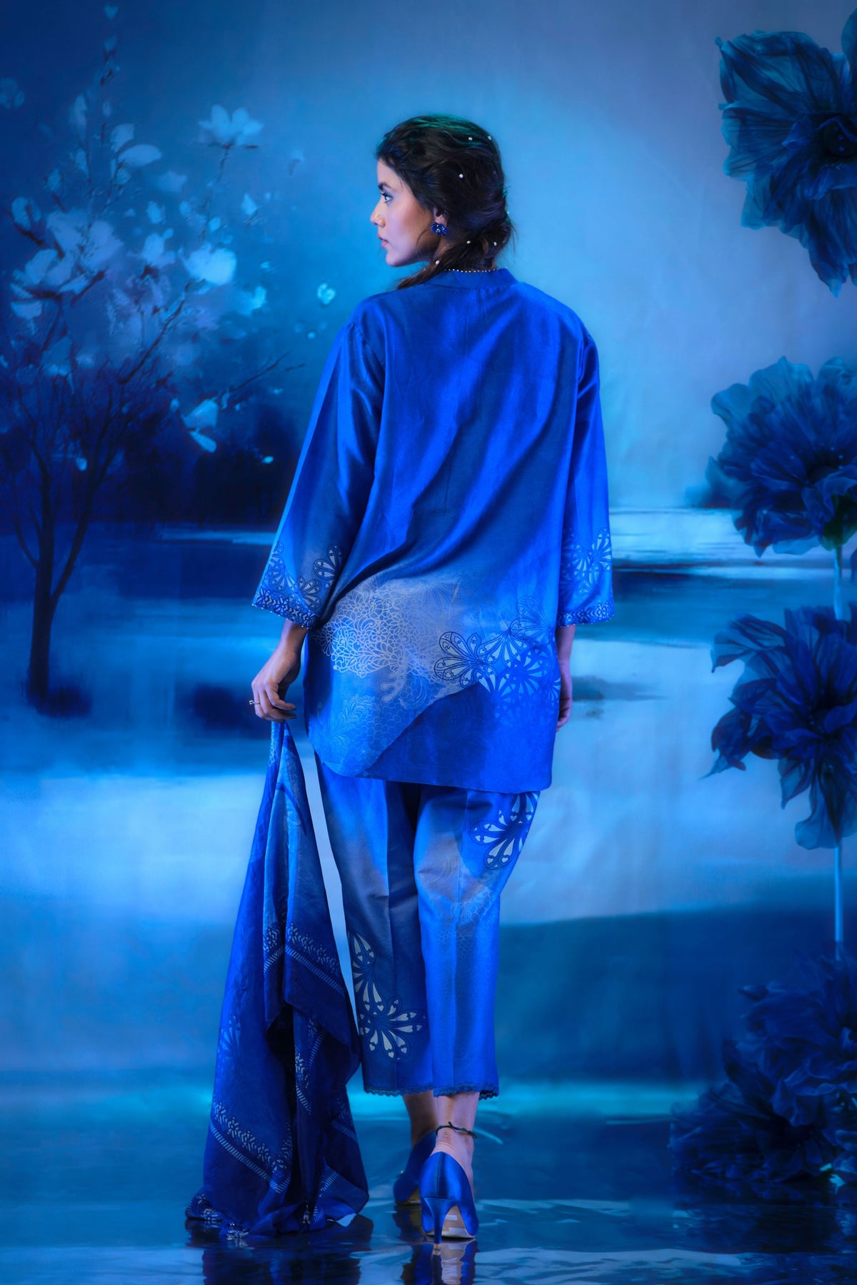 Ensemble Indigo Co-ord Set