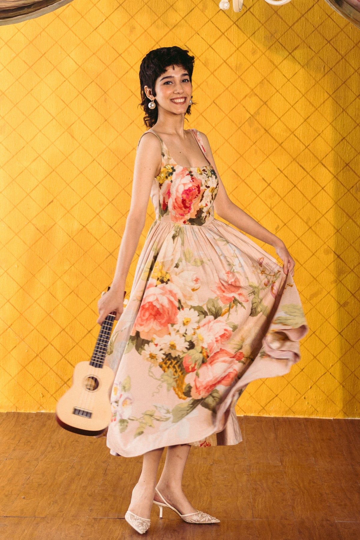 Hazel Embroidered Dress
