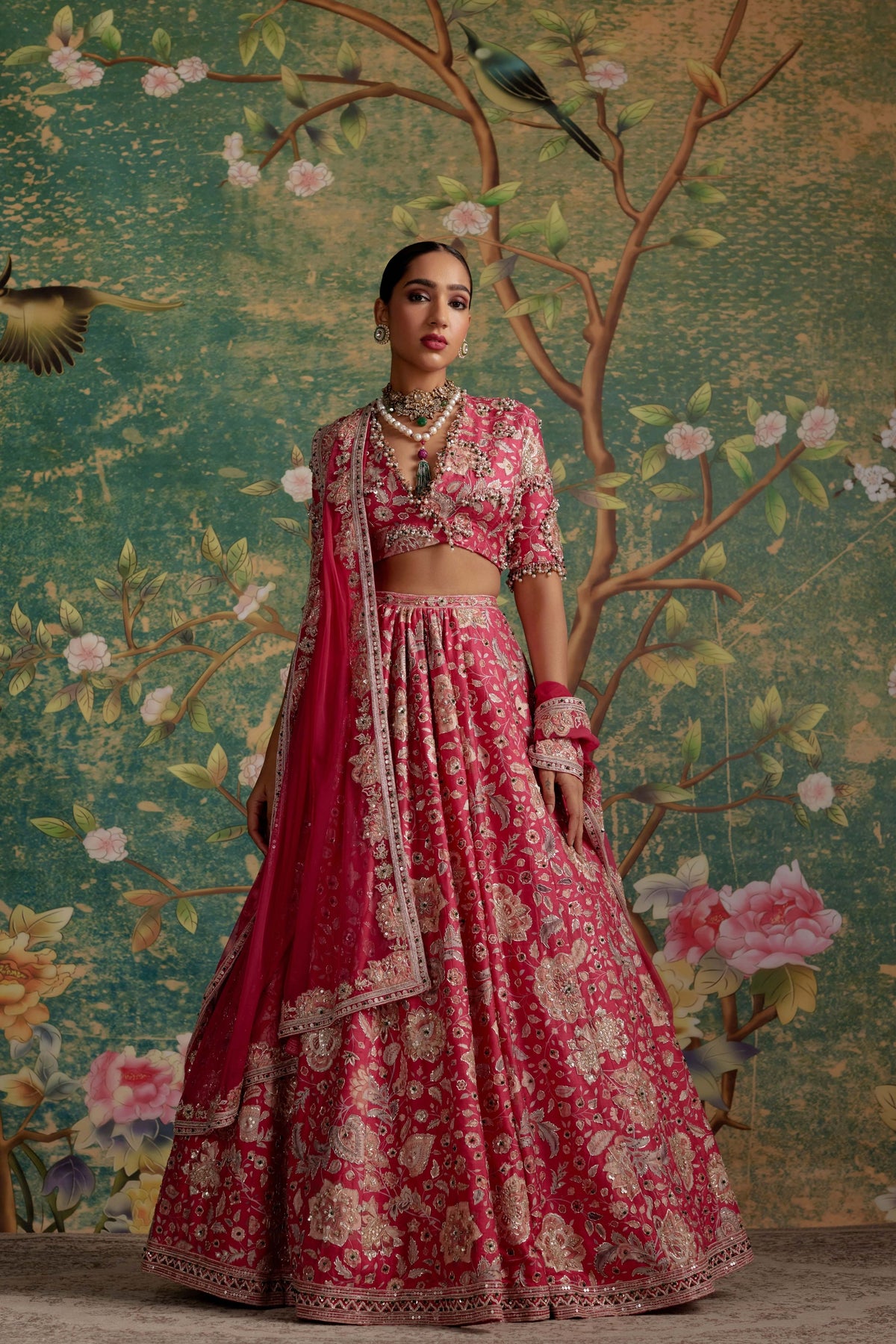 Starlet Royal Fuschia Lehenga Set
