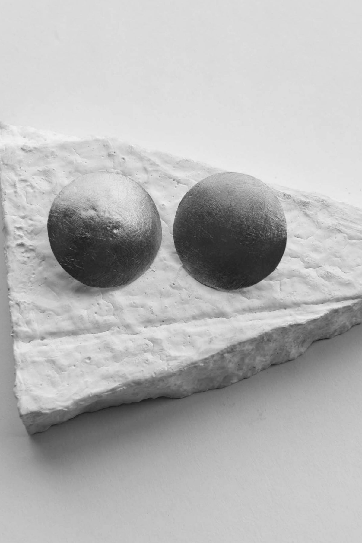 Mini Duomo Silver Earrings