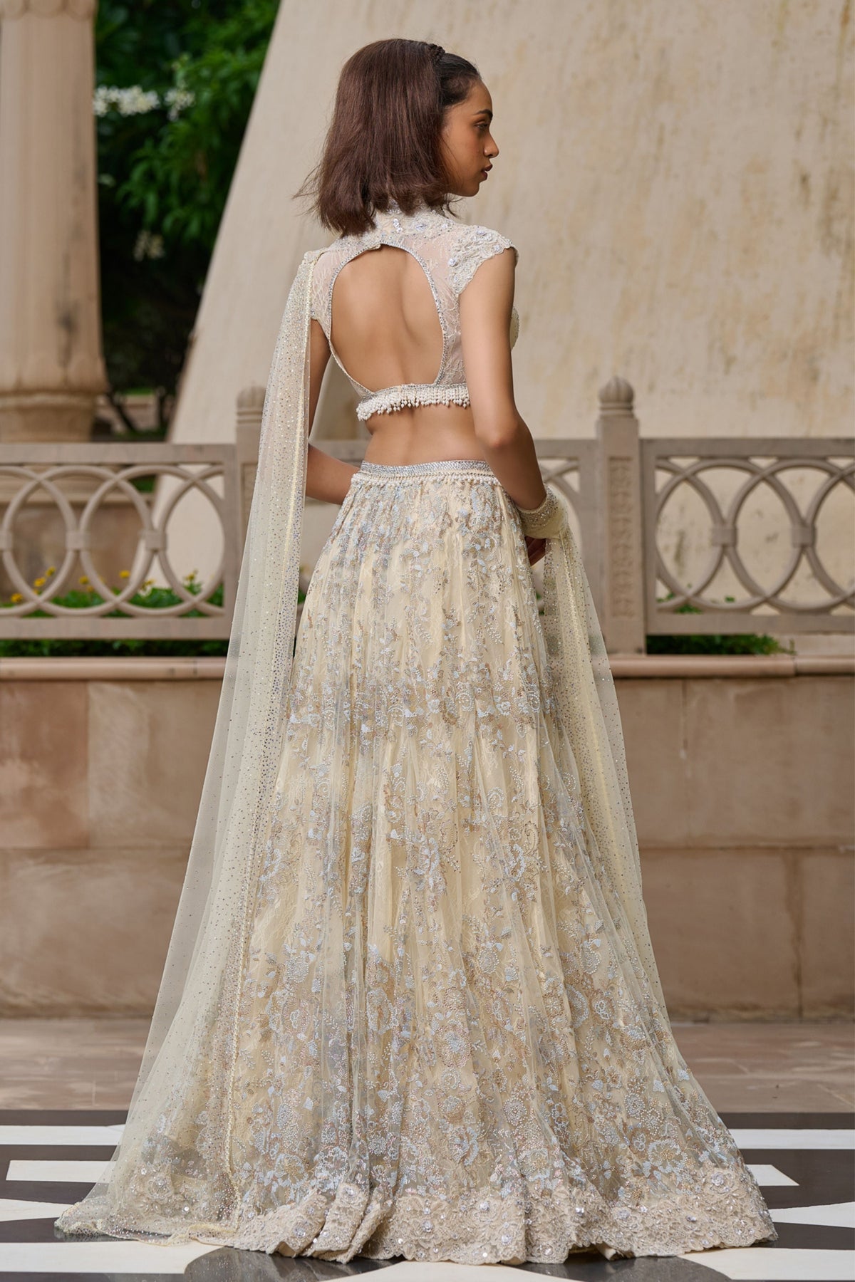 Crystal Embellished Lehenga