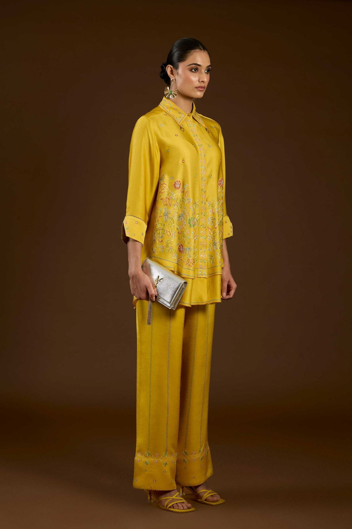 Mustard Aari Co-ord Set