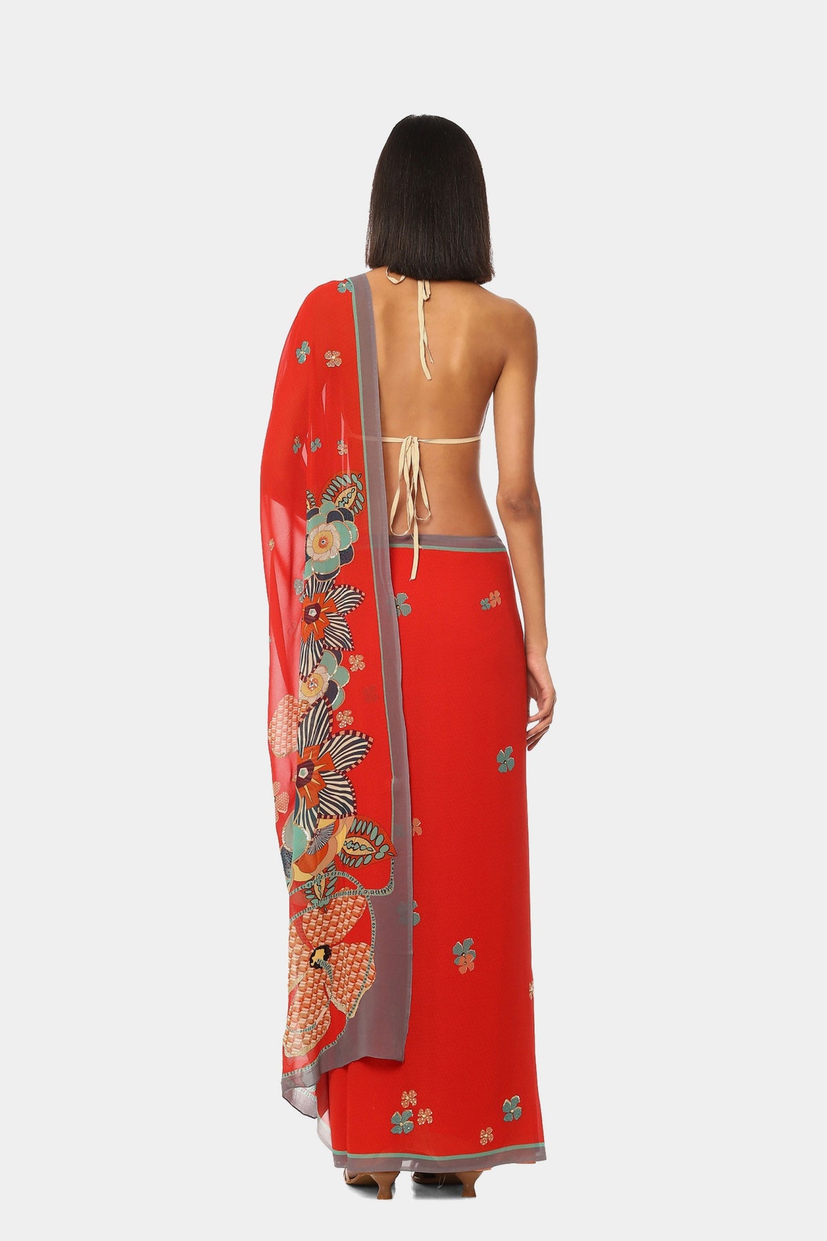 The Print Highlight Alert Saree