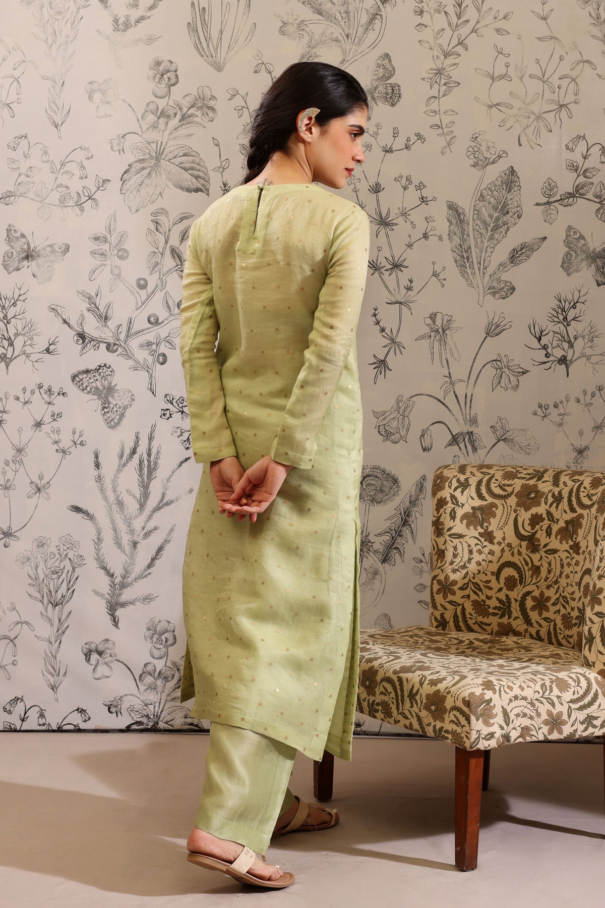 Sukanda Green Kurta Set