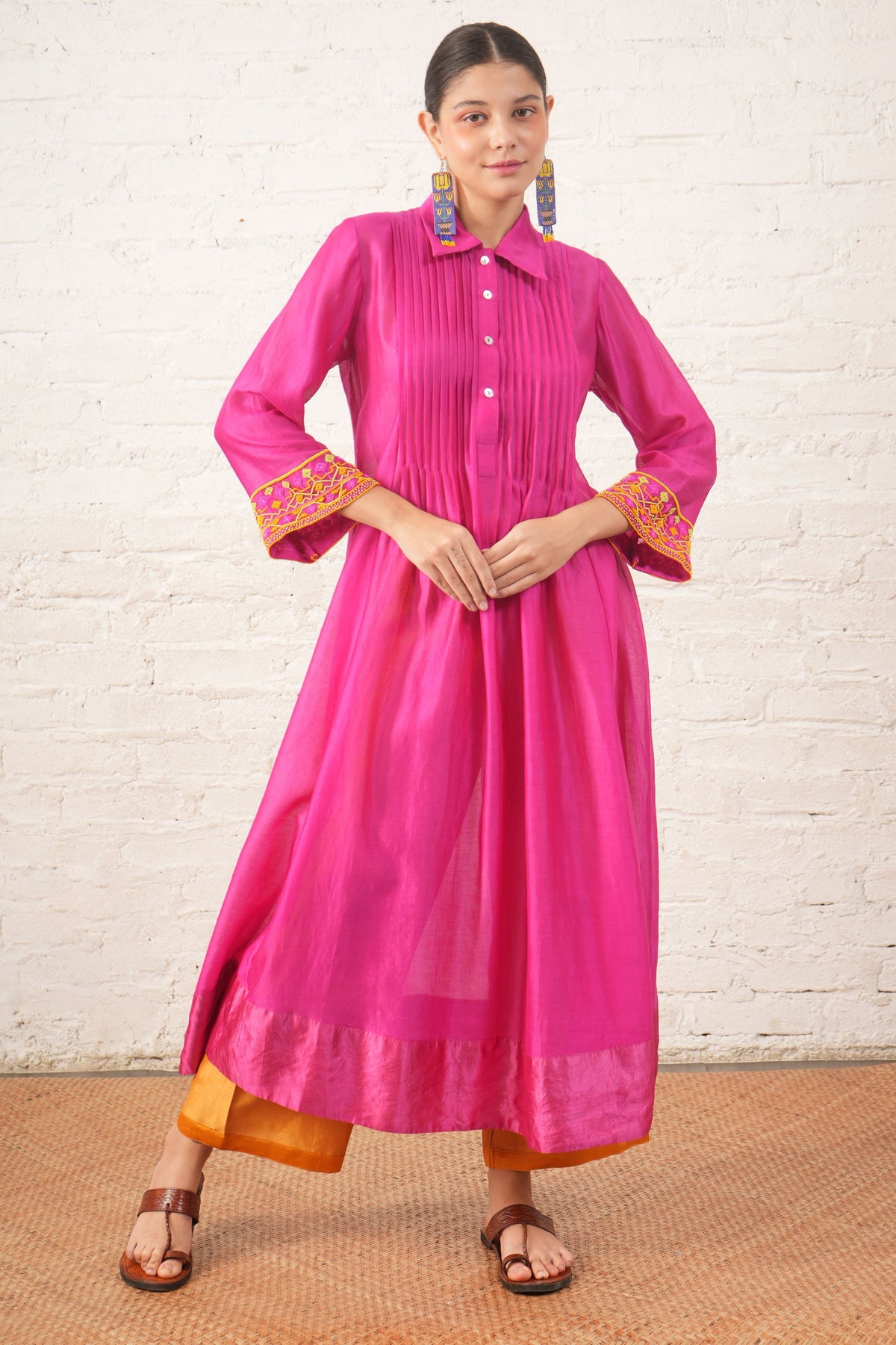Fuschia Tunic Set
