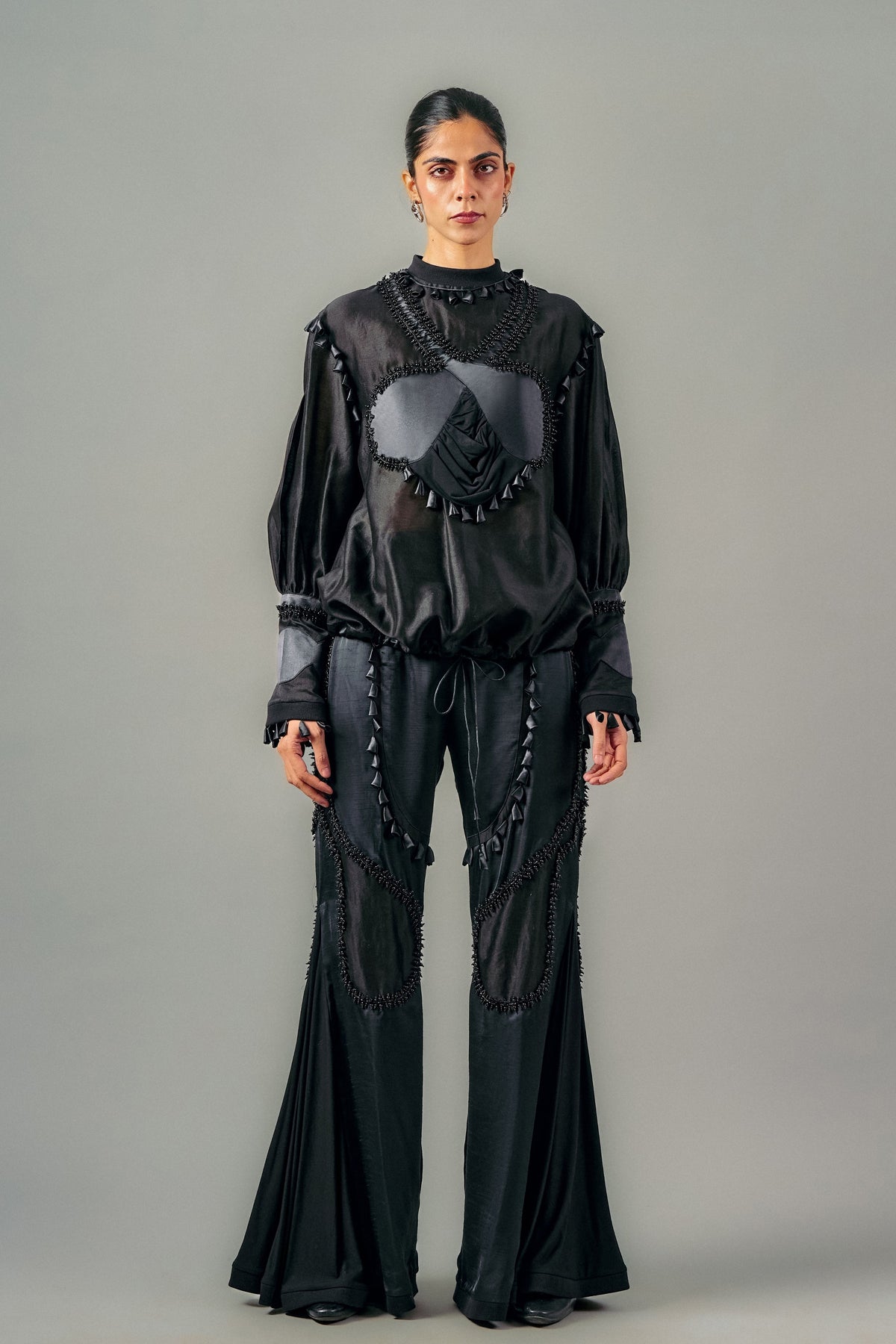 Cross Gathered Co-Ord Set