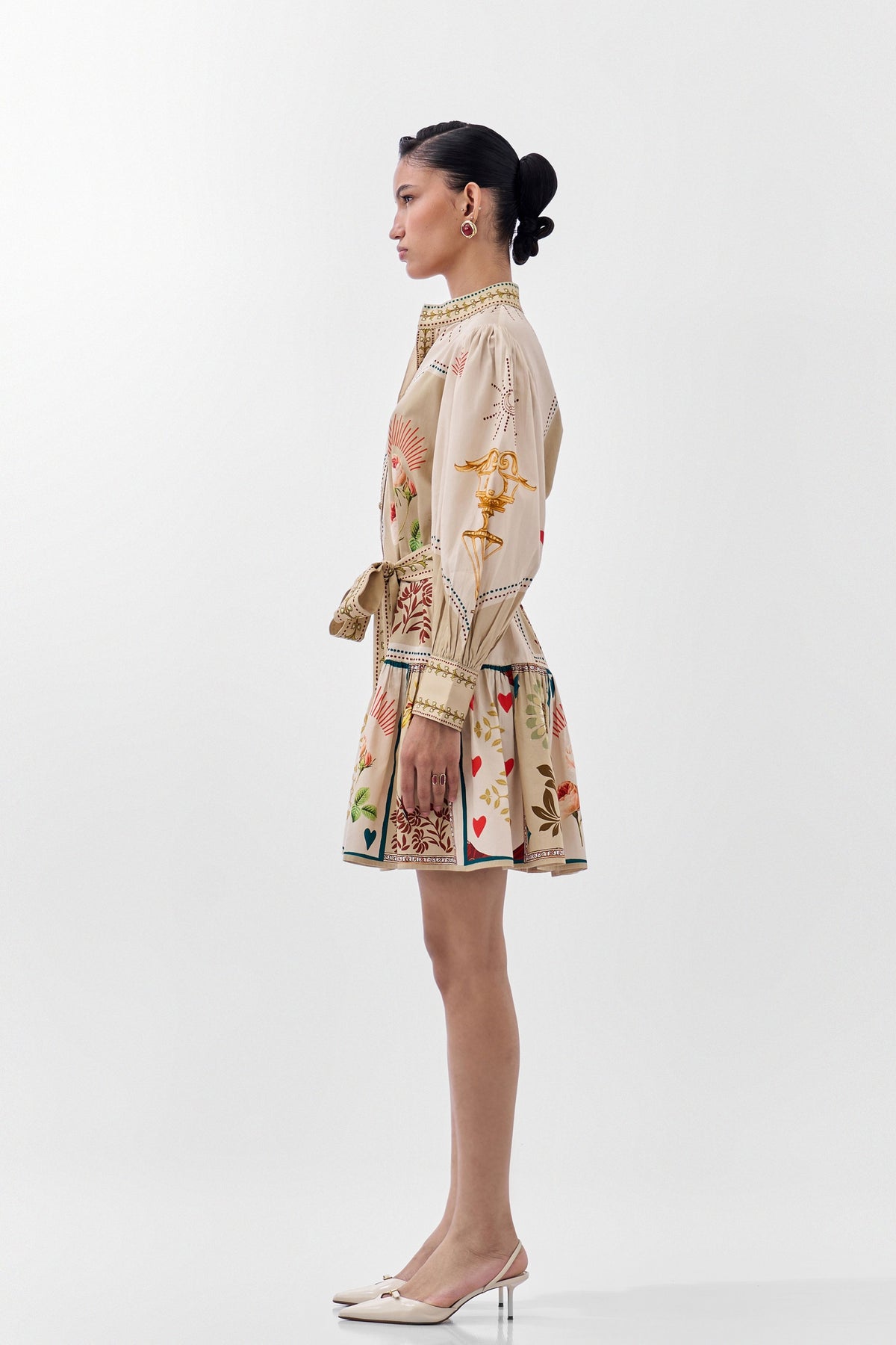 Celia Mini Postcards Petals Dress