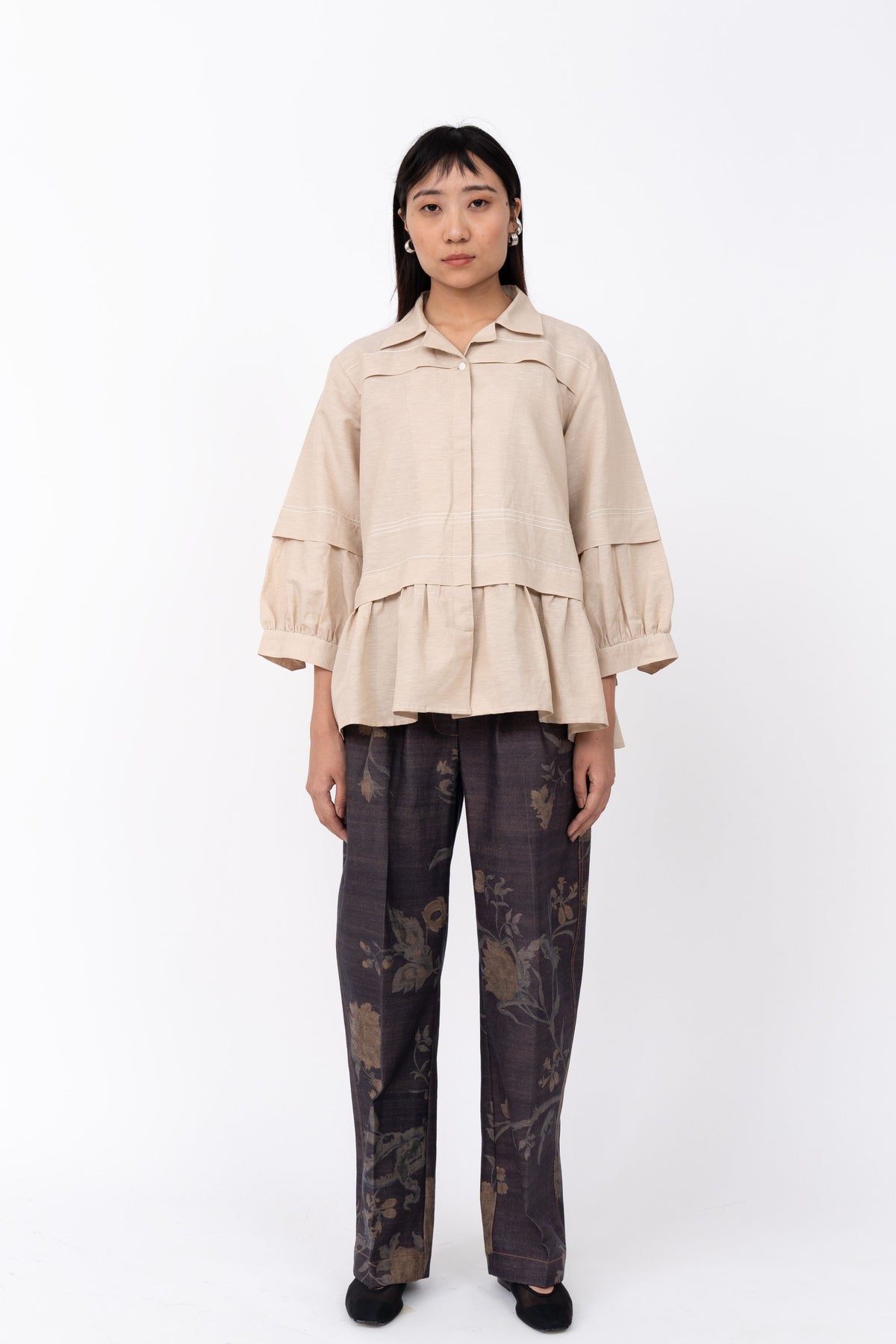 Pleated Fence Double Layer Top