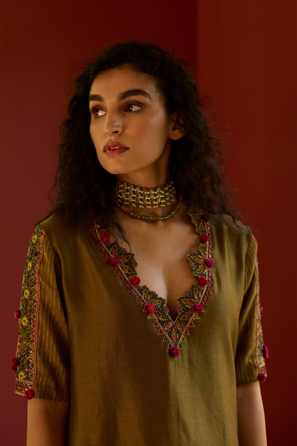Brocade Palazzo Set