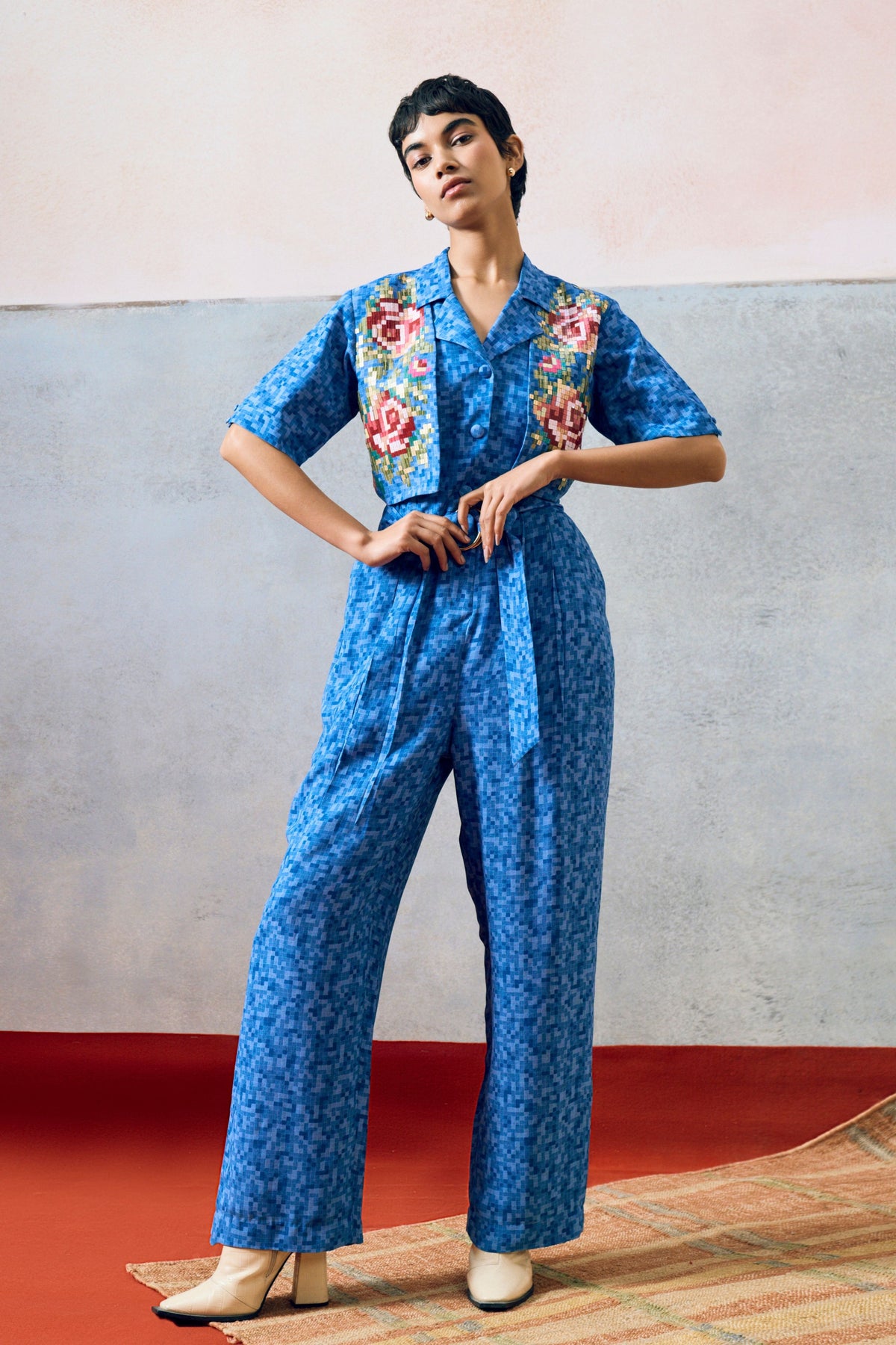 Milos Jumpsuit Blue