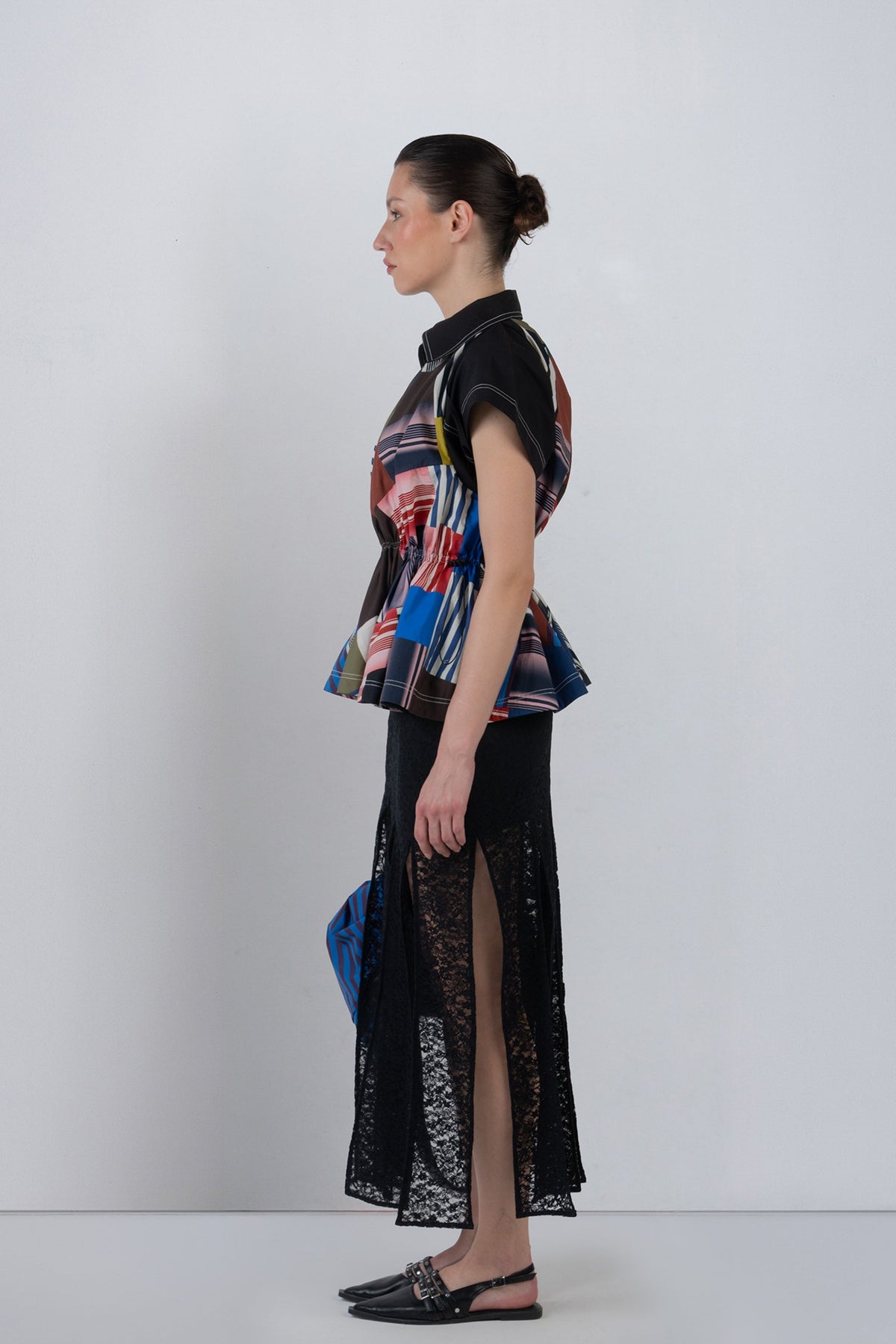 Patchwork Parka Top