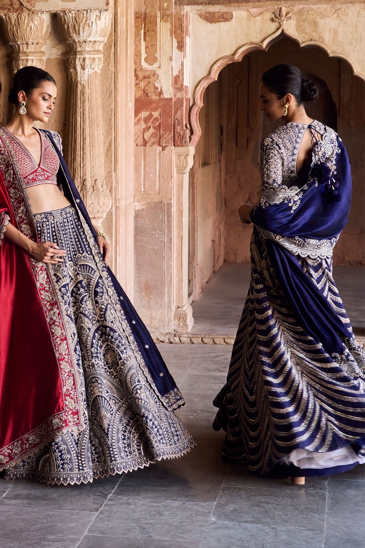 Heavy Purple Bridal Lehenga Set