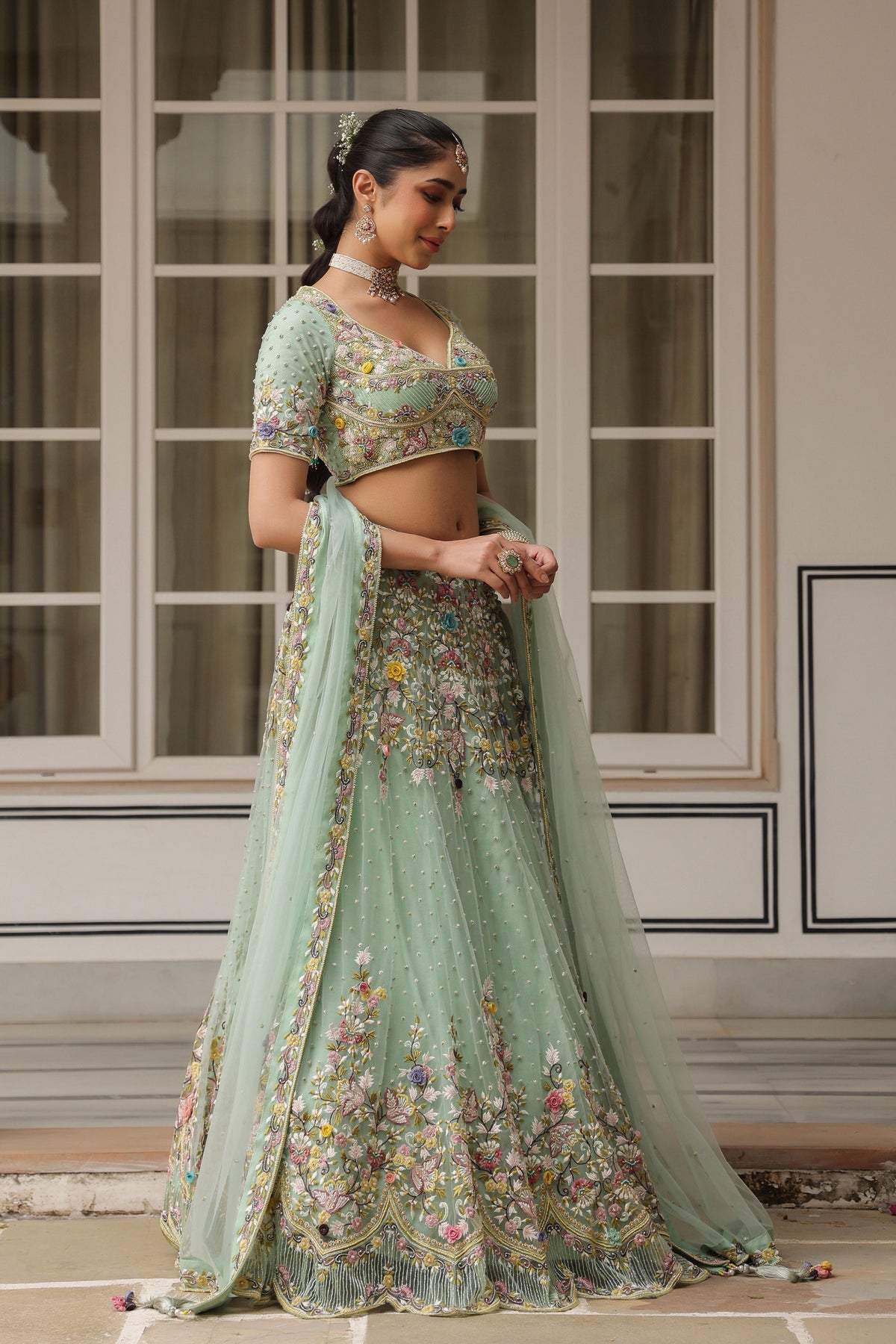 Gulzar Jaal Lehenga Set