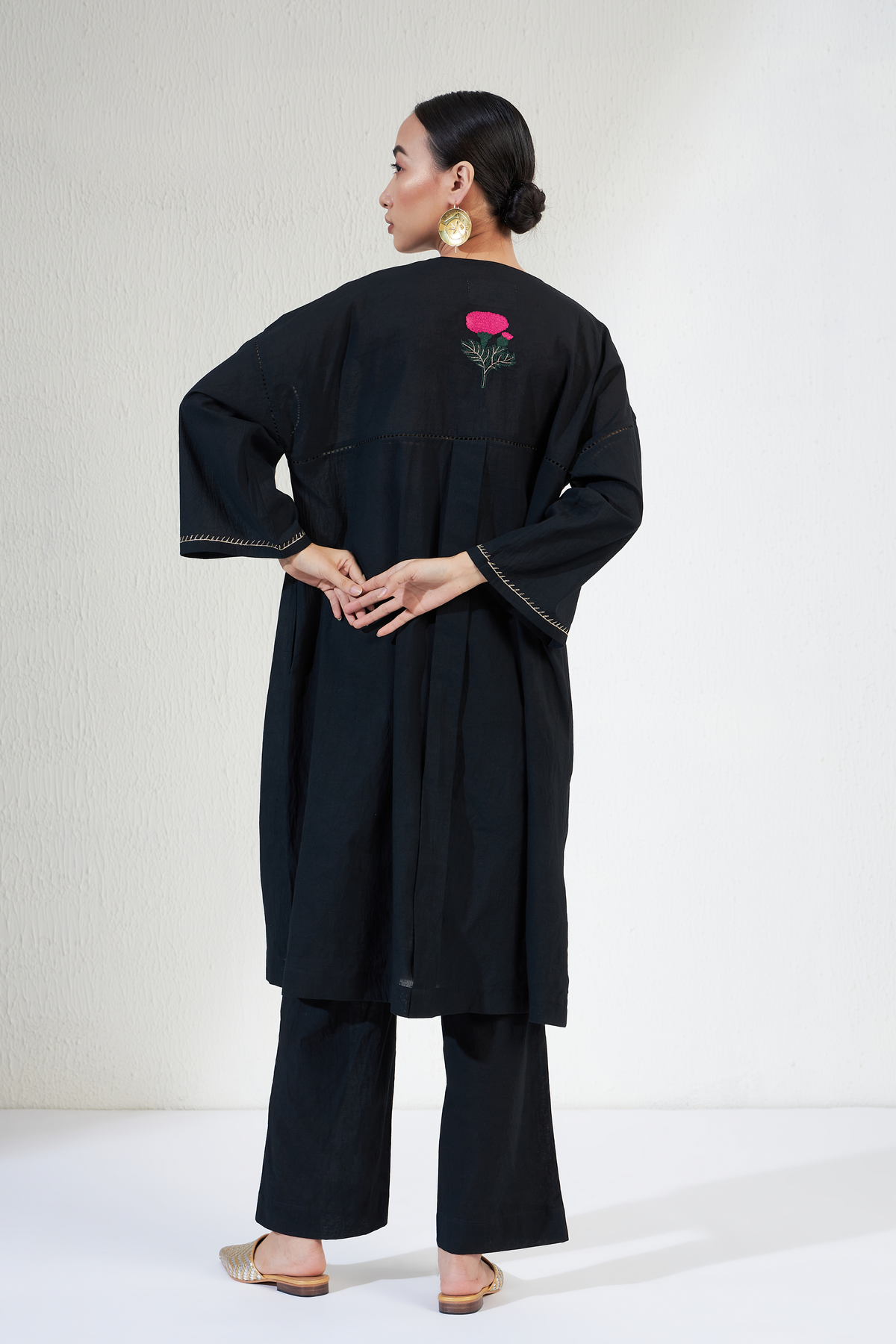 Black Naz Kurta Set