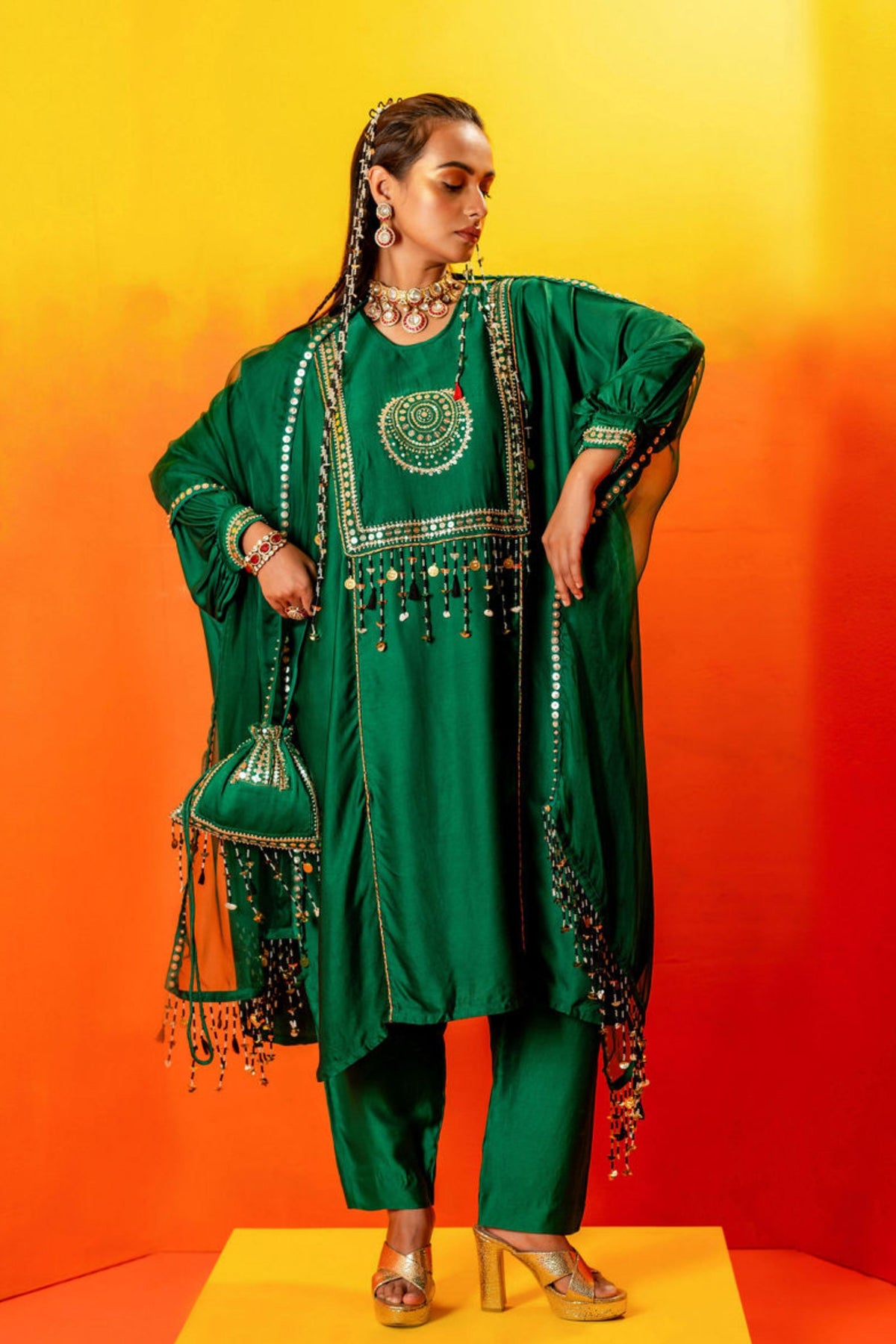Vani Green 3 Piece Set