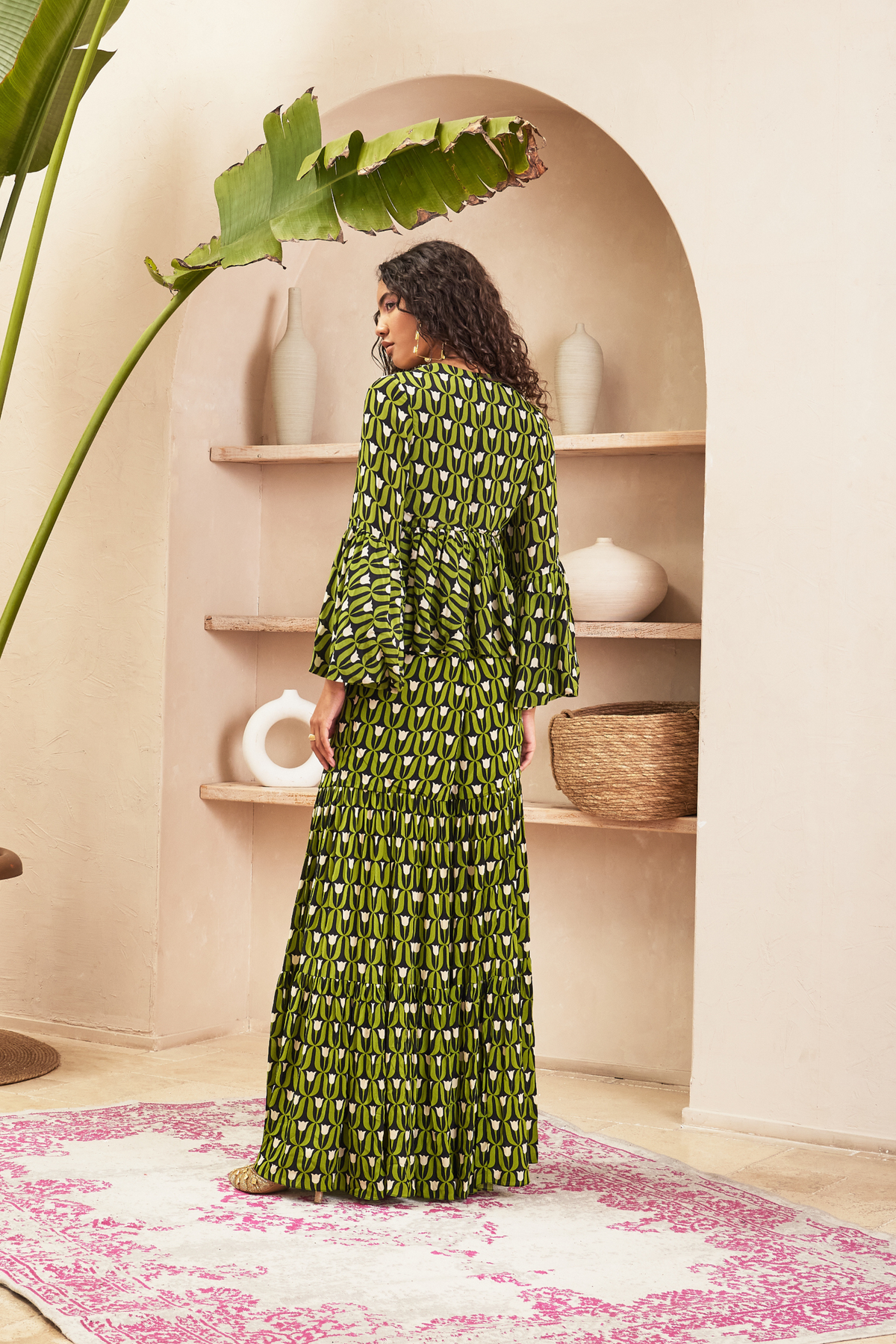 Sara Green Peplum Top &amp; Pant Set