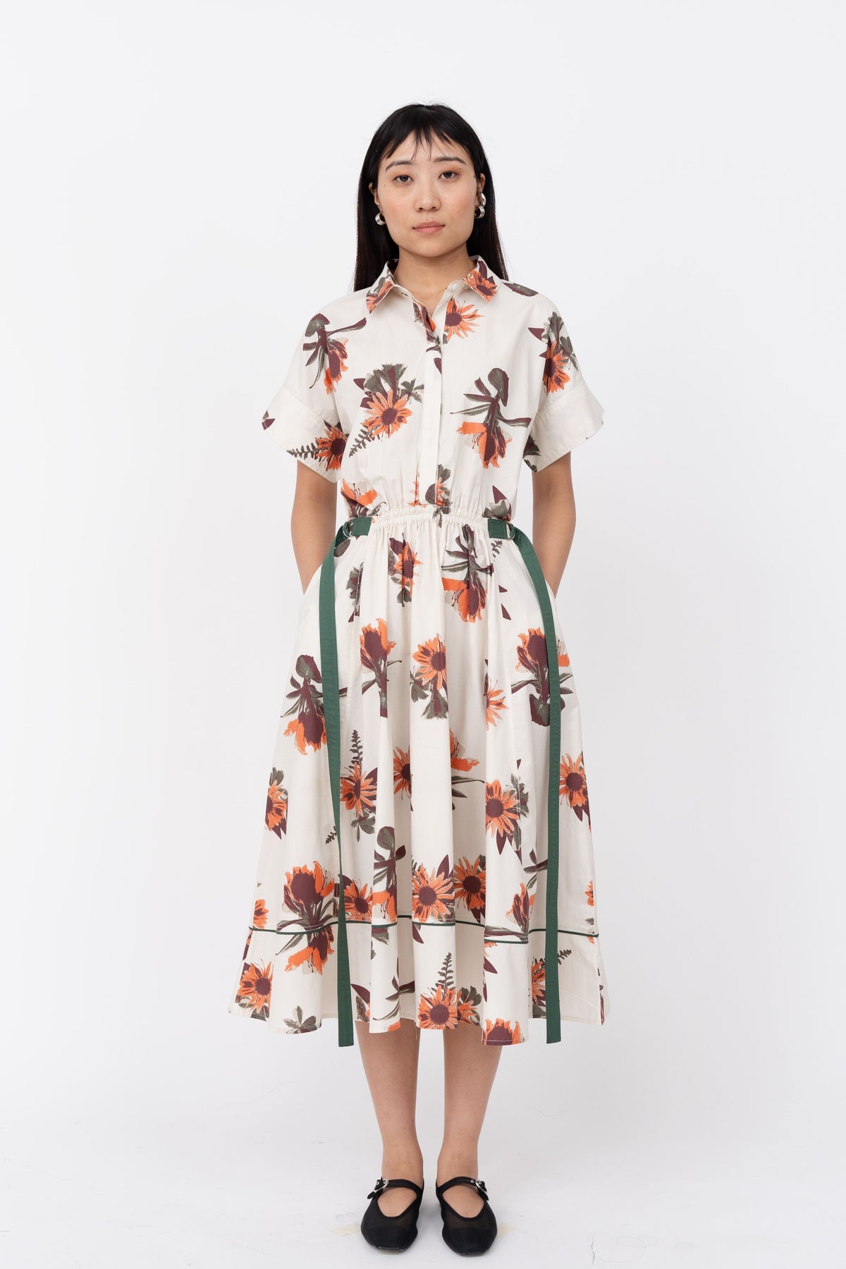 Bouquet Print Tong Dress