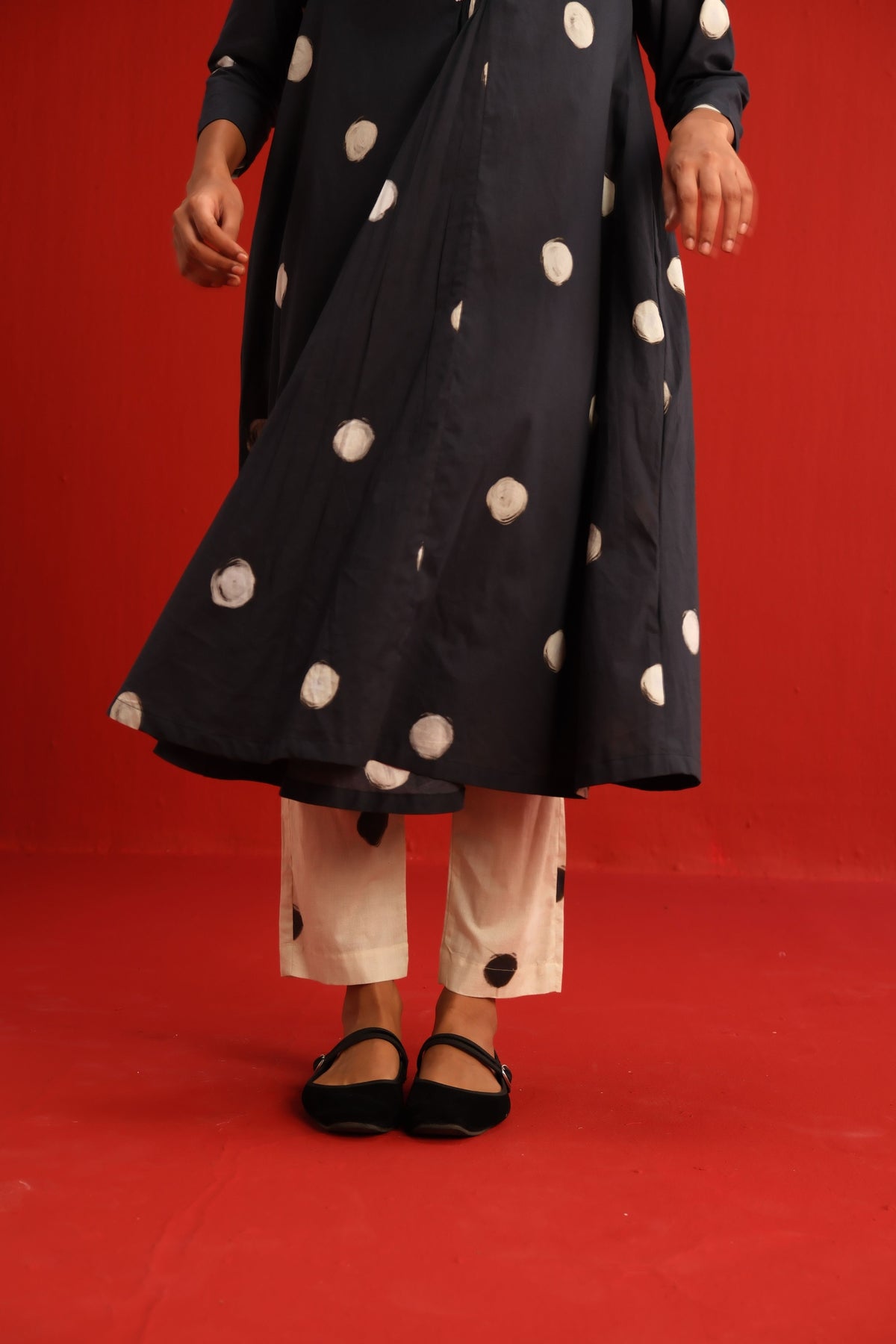 Polka Kurta Set