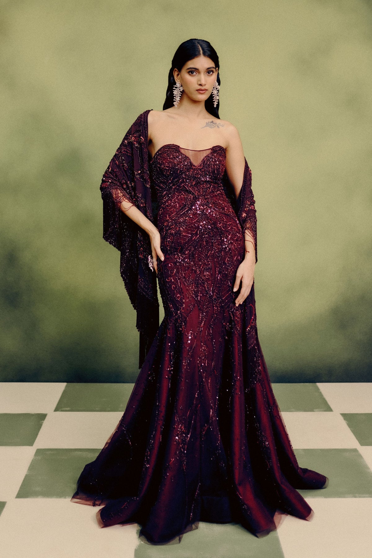 Sangria Gown