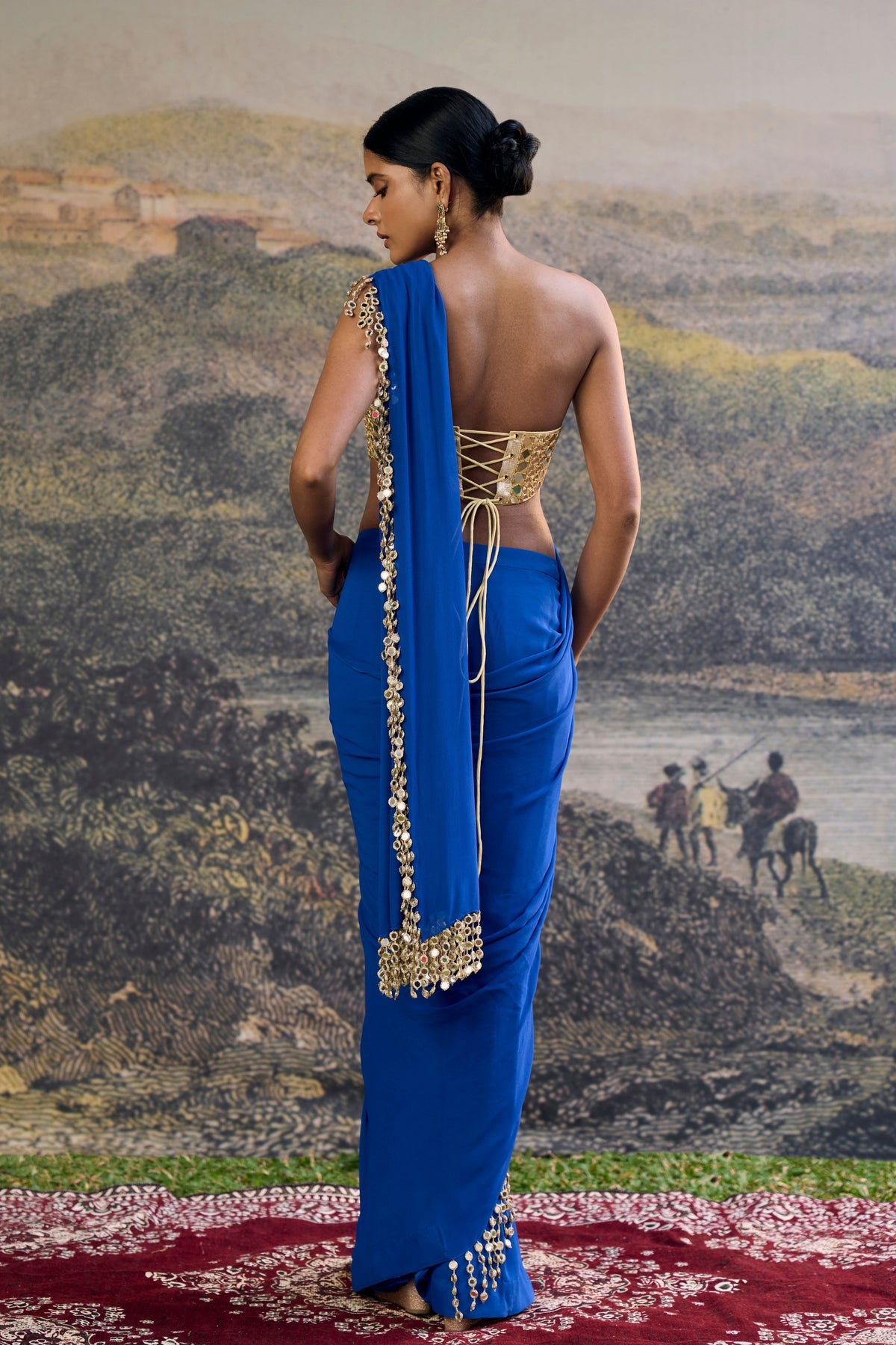 Neelanjana Mirror Saree Set