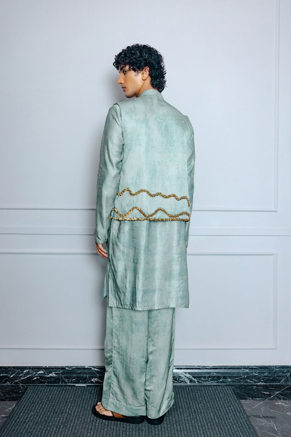 Sage Green Moh Bundi Set