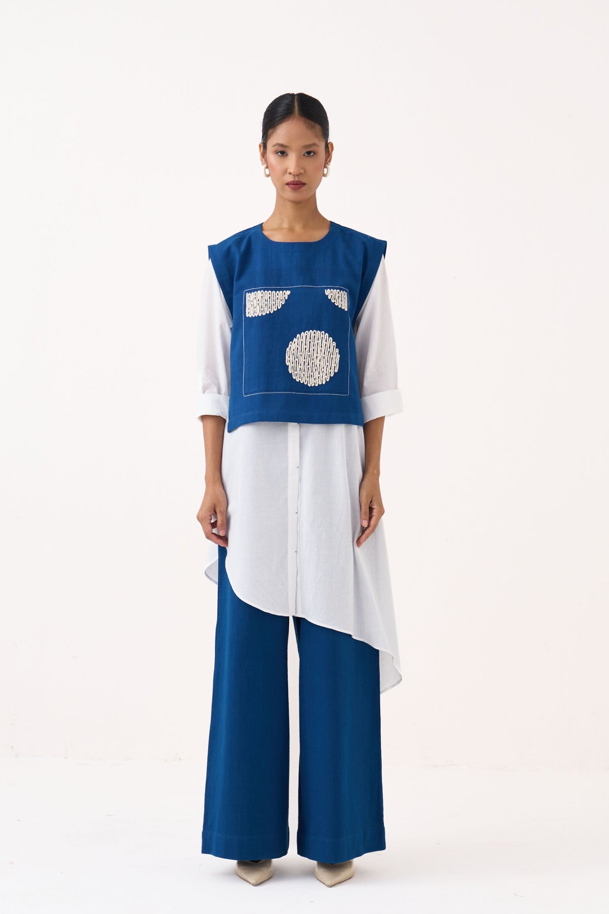 Beaded Embroidered Overlay Set