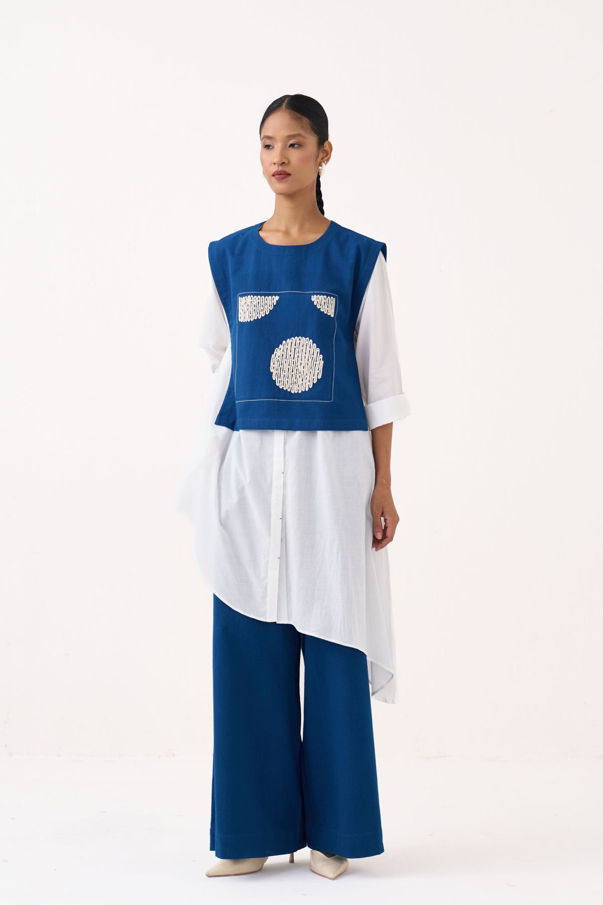 Beaded Embroidered Overlay Set