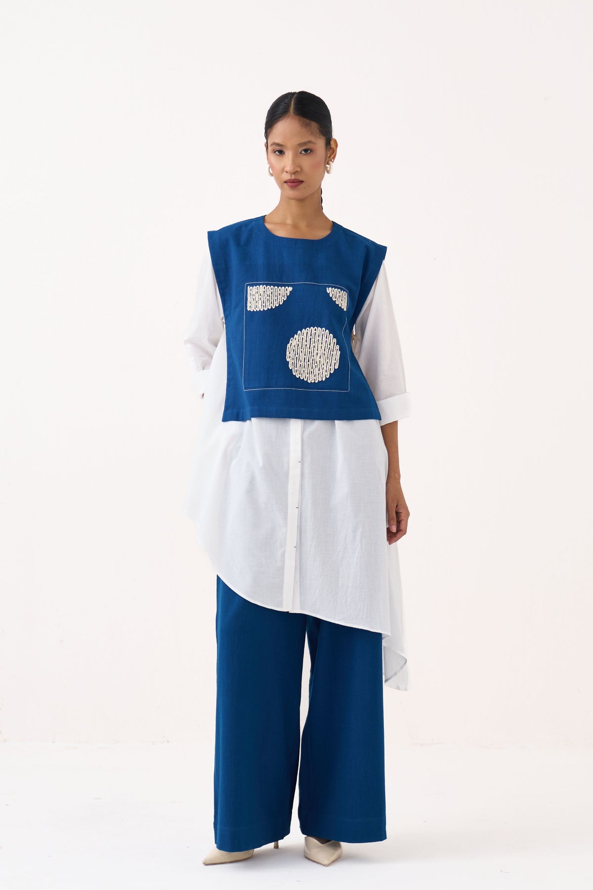 Beaded Embroidered Overlay Set