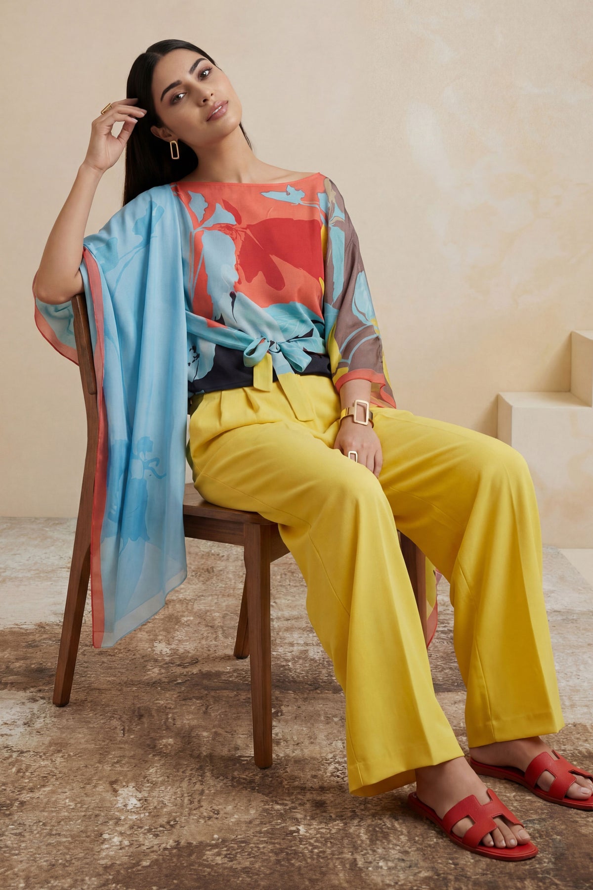 Peach Horizon Kaftan