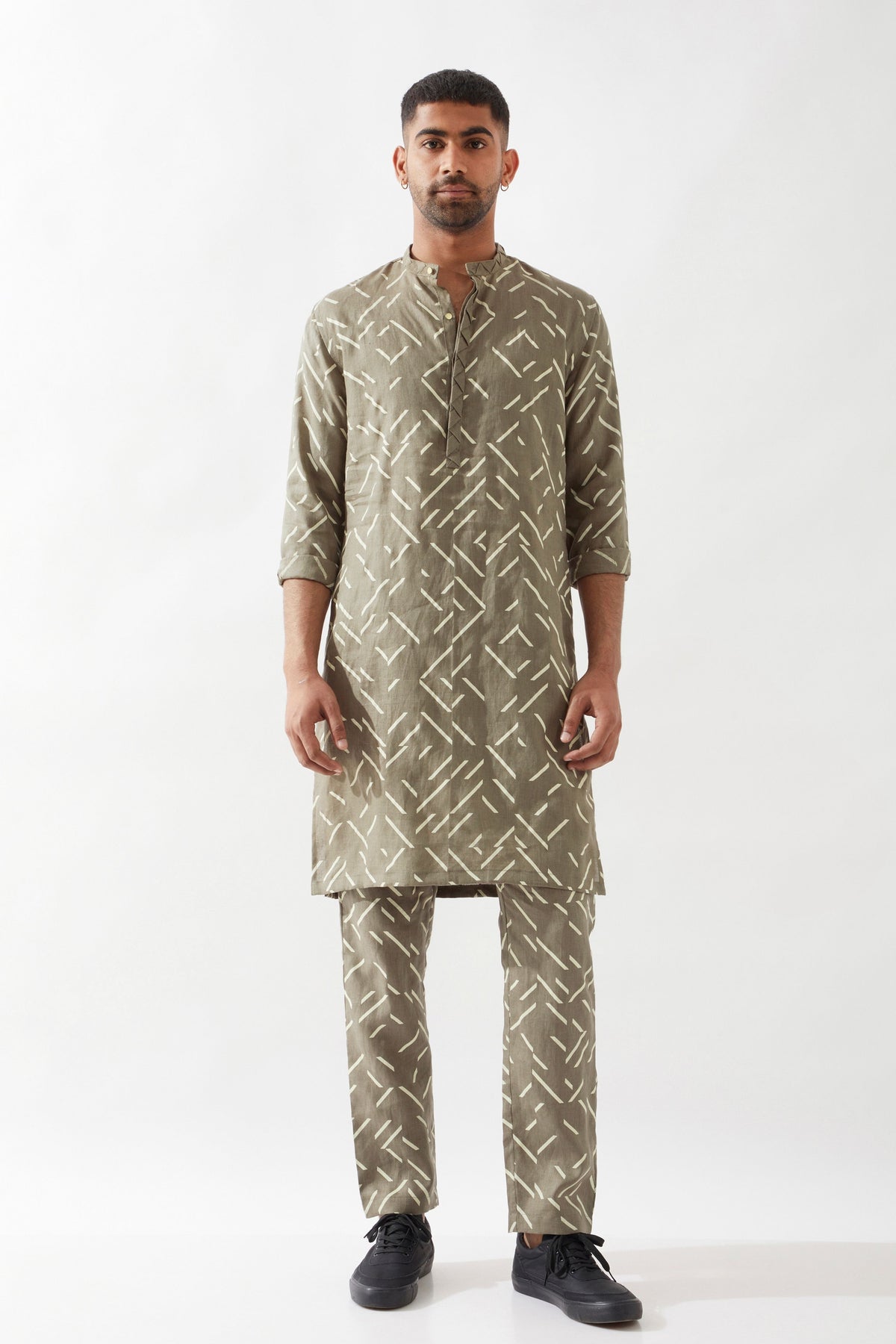 Aiden Pathway Olive Kurta Set