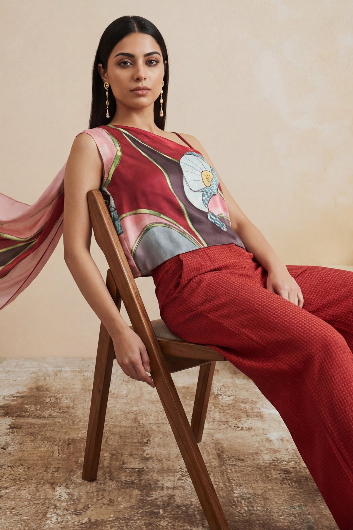 Magenta Prism Top