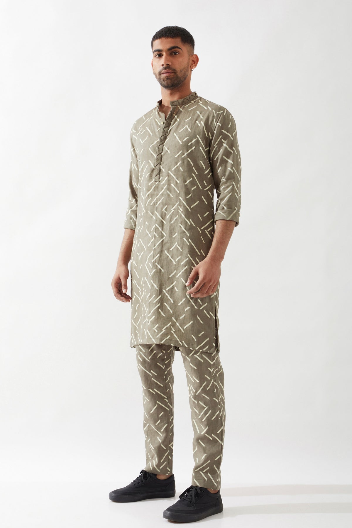 Aiden Pathway Olive Kurta Set