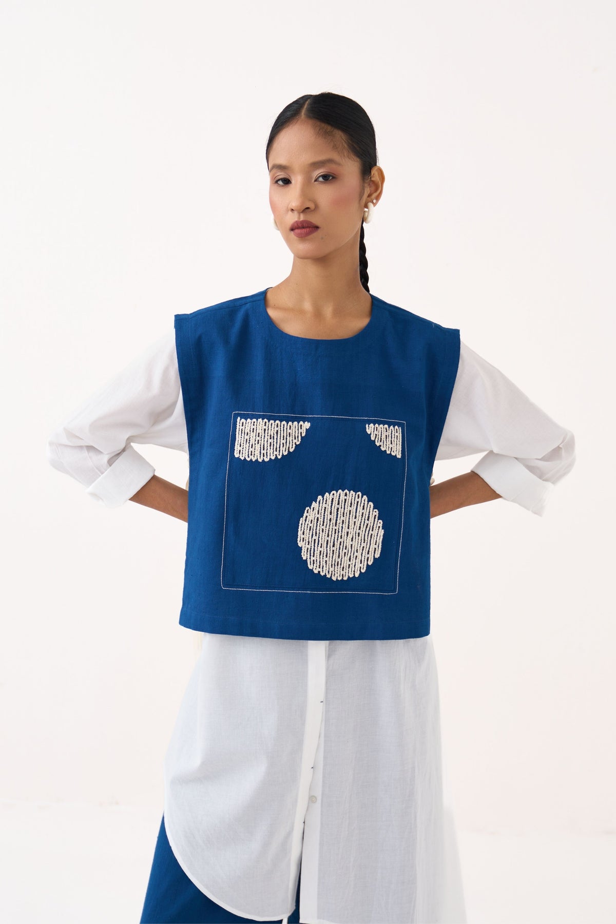 Beaded Embroidered Overlay Set