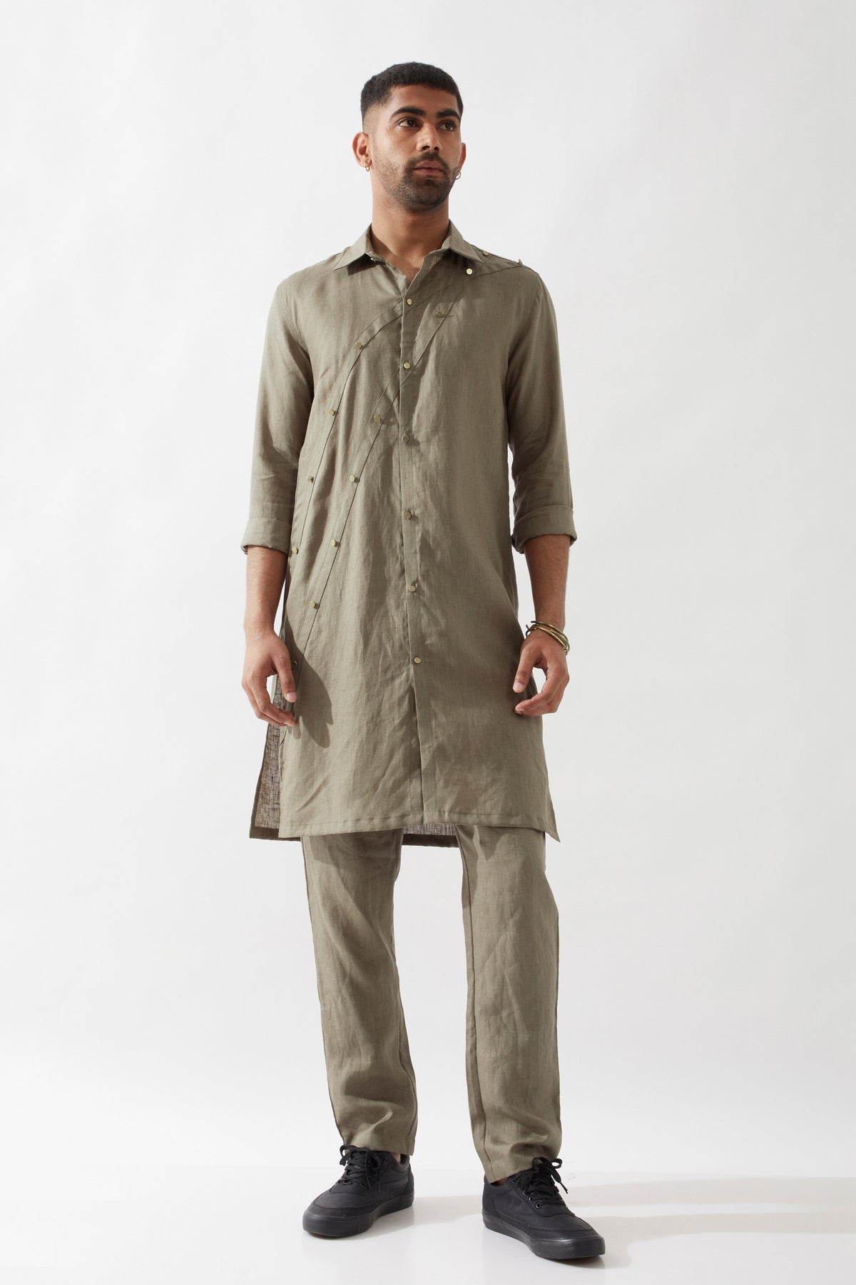 Harison Olive Kurta Set