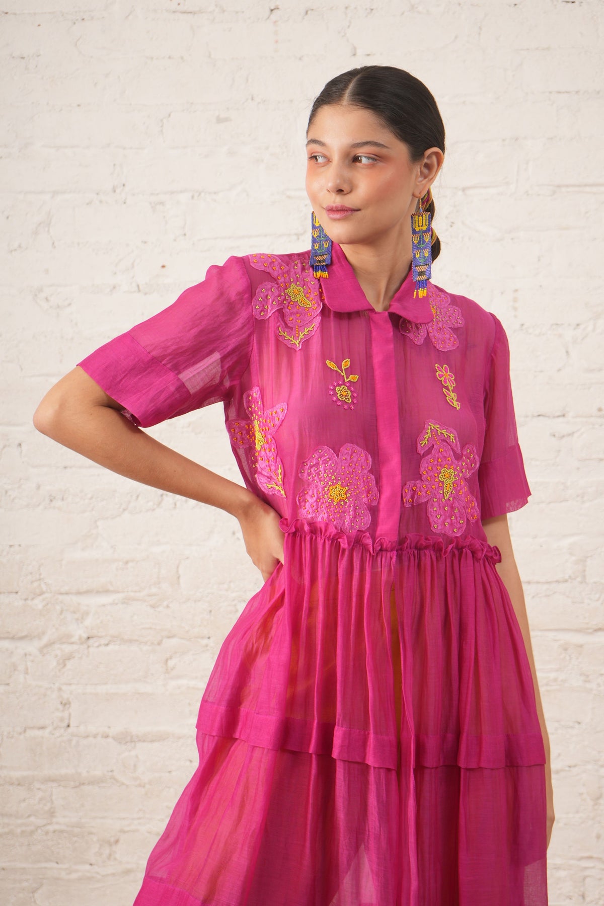 Wildflower Aplplique Jacket Set