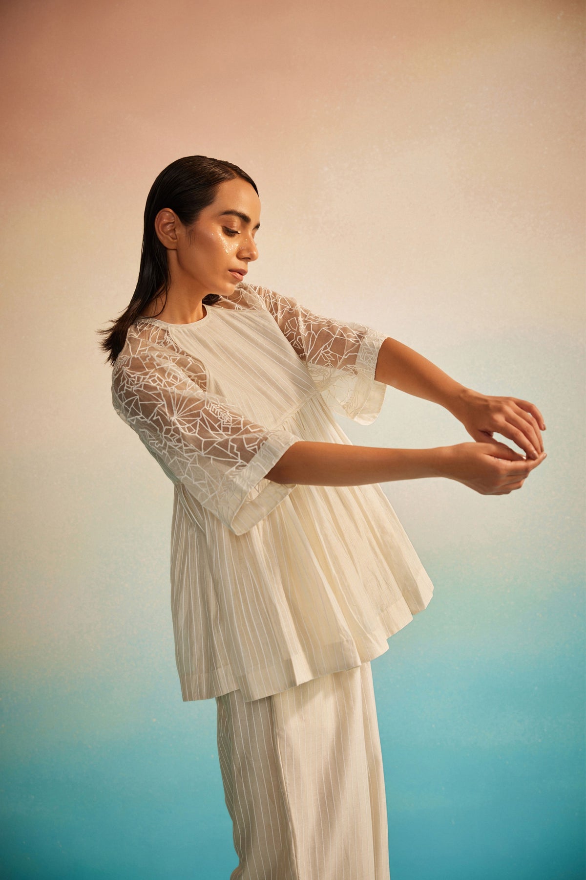 Ami Jaal Raglan Co-ord Set