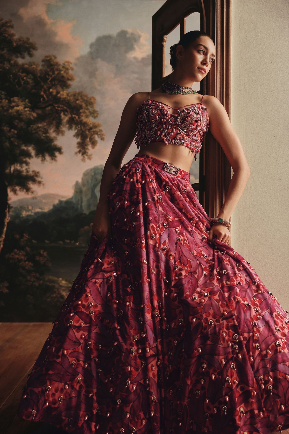 Georgette Lehenga Set