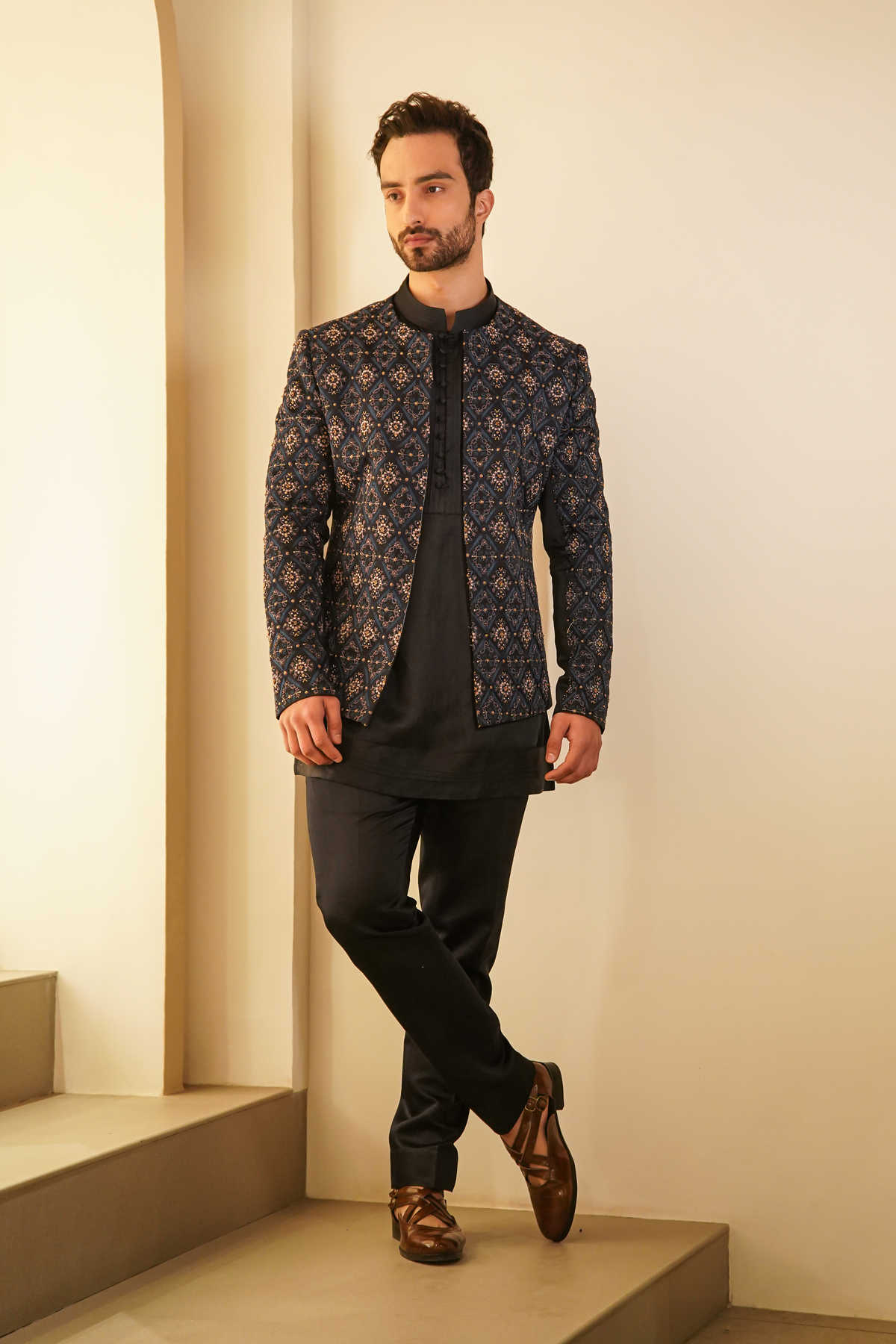 Midnight Dome Short Jacket Set